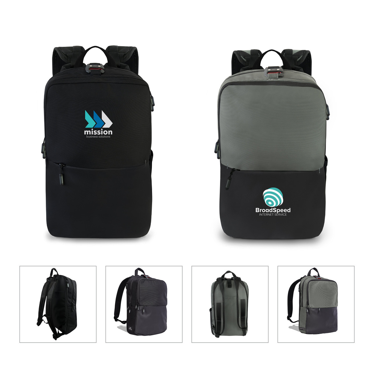 modern business backpack