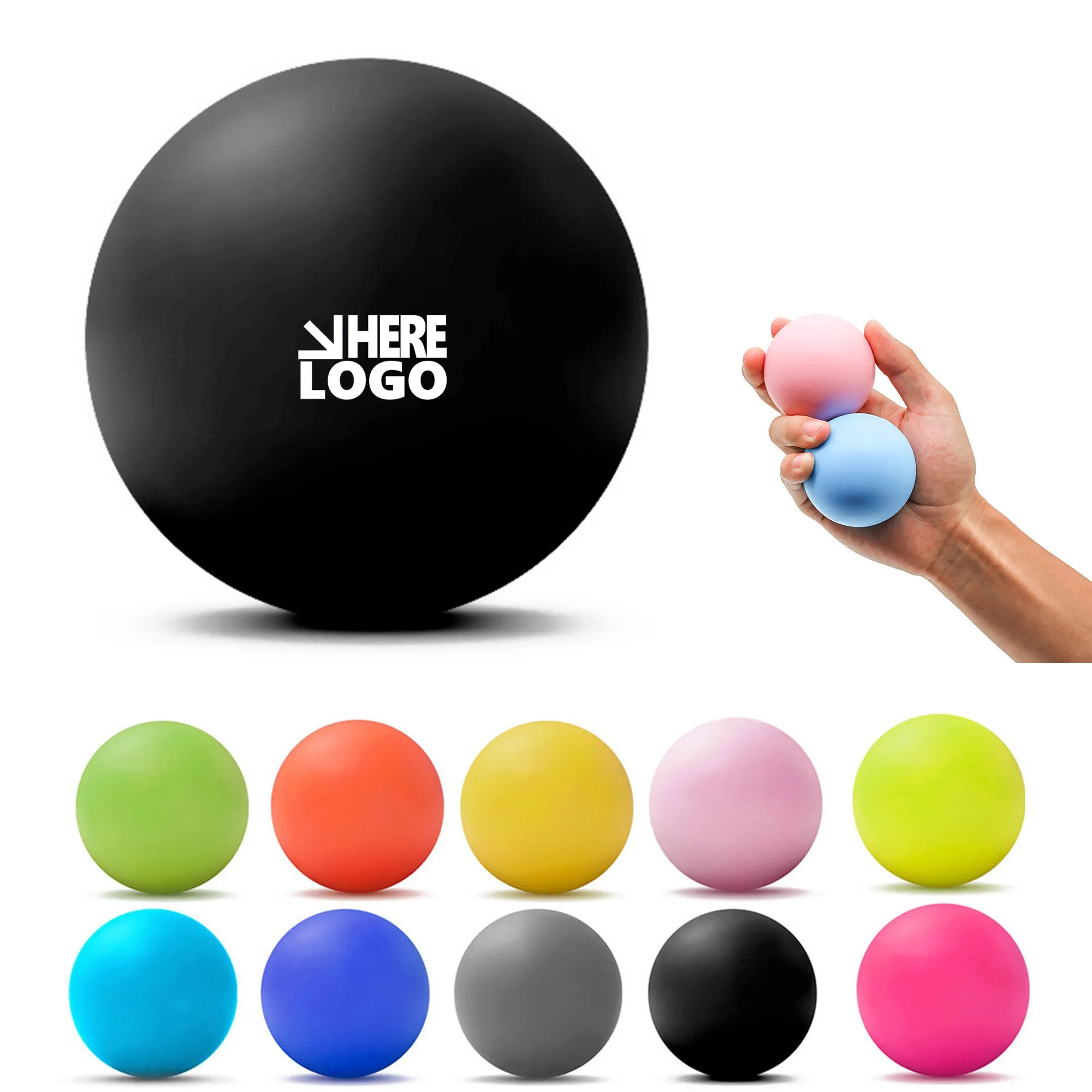 Silicone Fitness Massage Ball 11