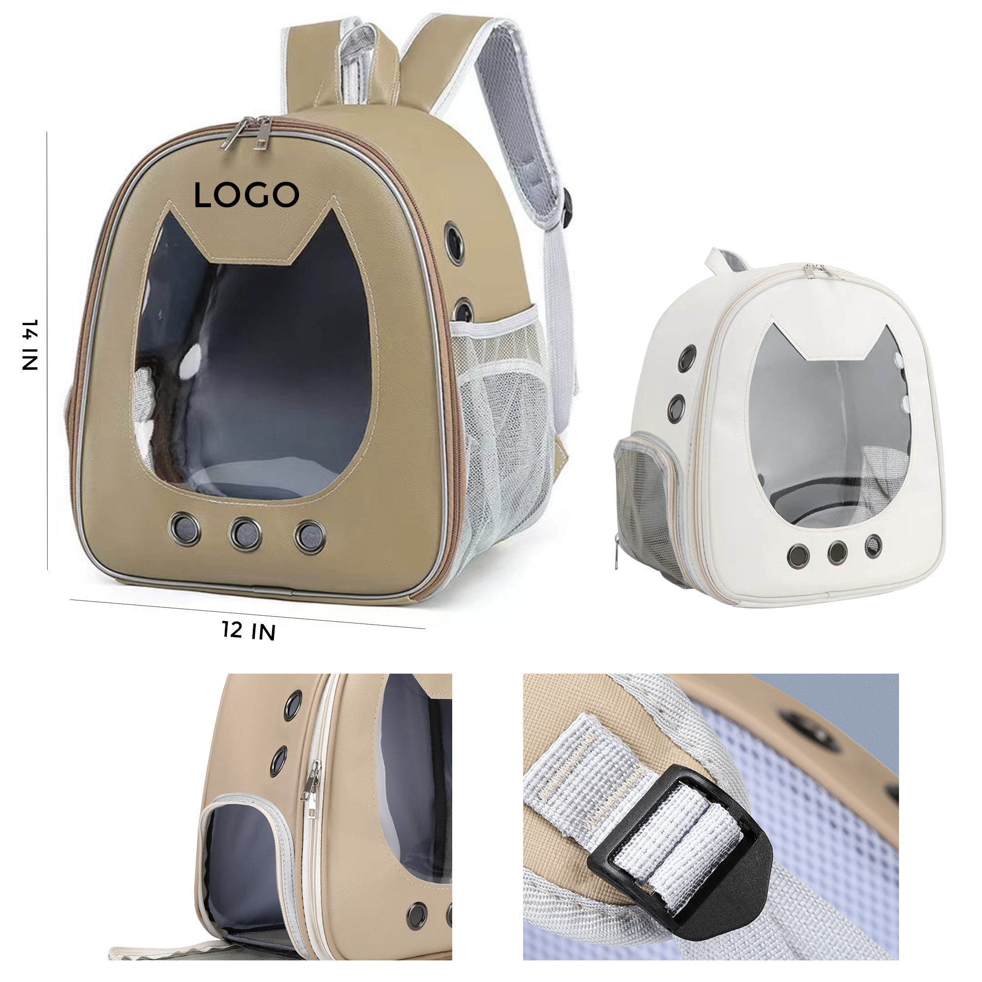 MOQ 10 PCS Durable Breathable Shoulder Cat Bag 3