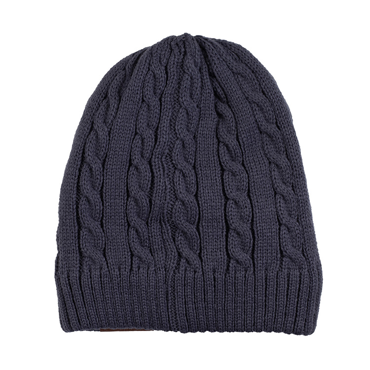 "THE COZY" Cable Knit Beanie With Fluffy Soft Lining 3