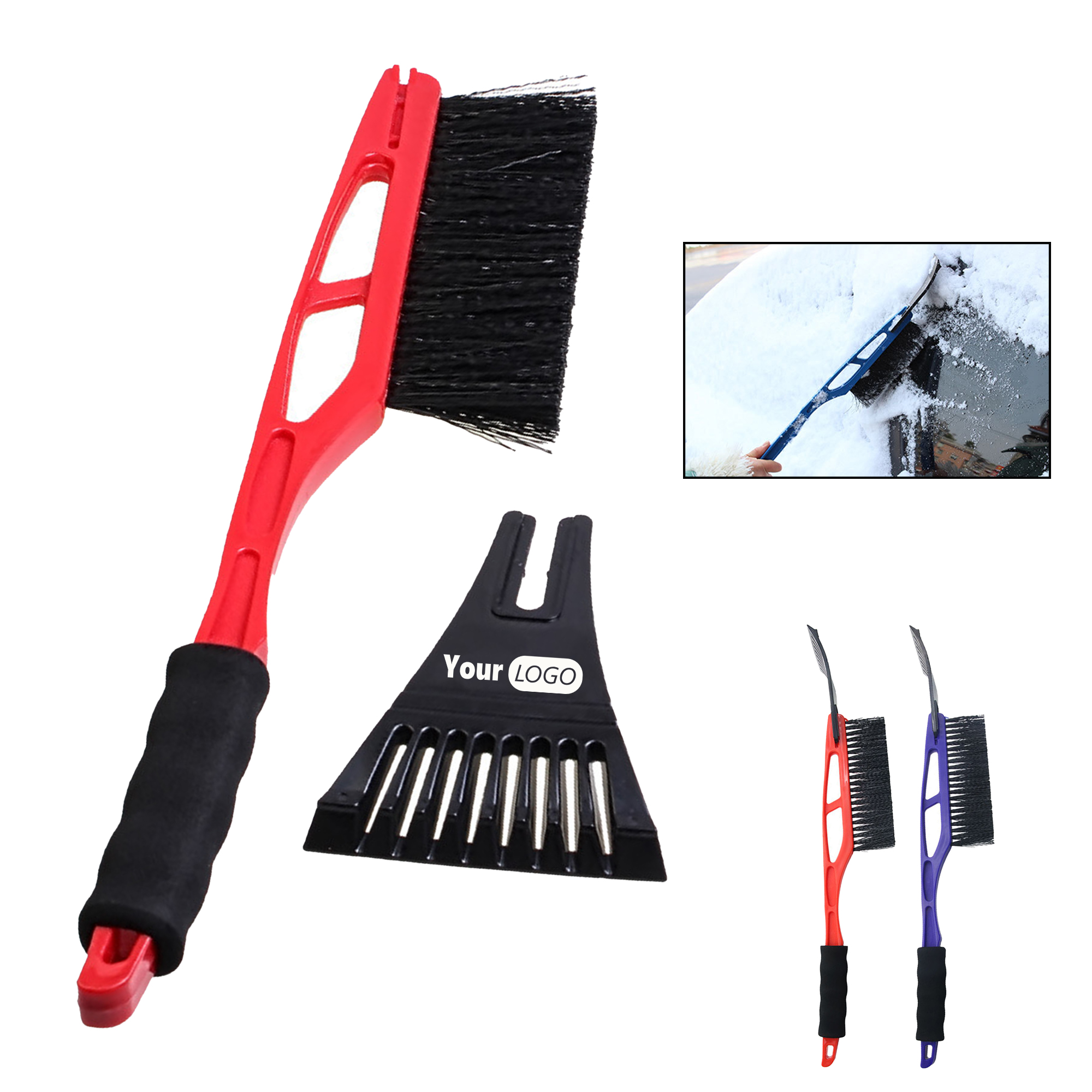 2-In-1 Snow Brush And Ice Scraper 6