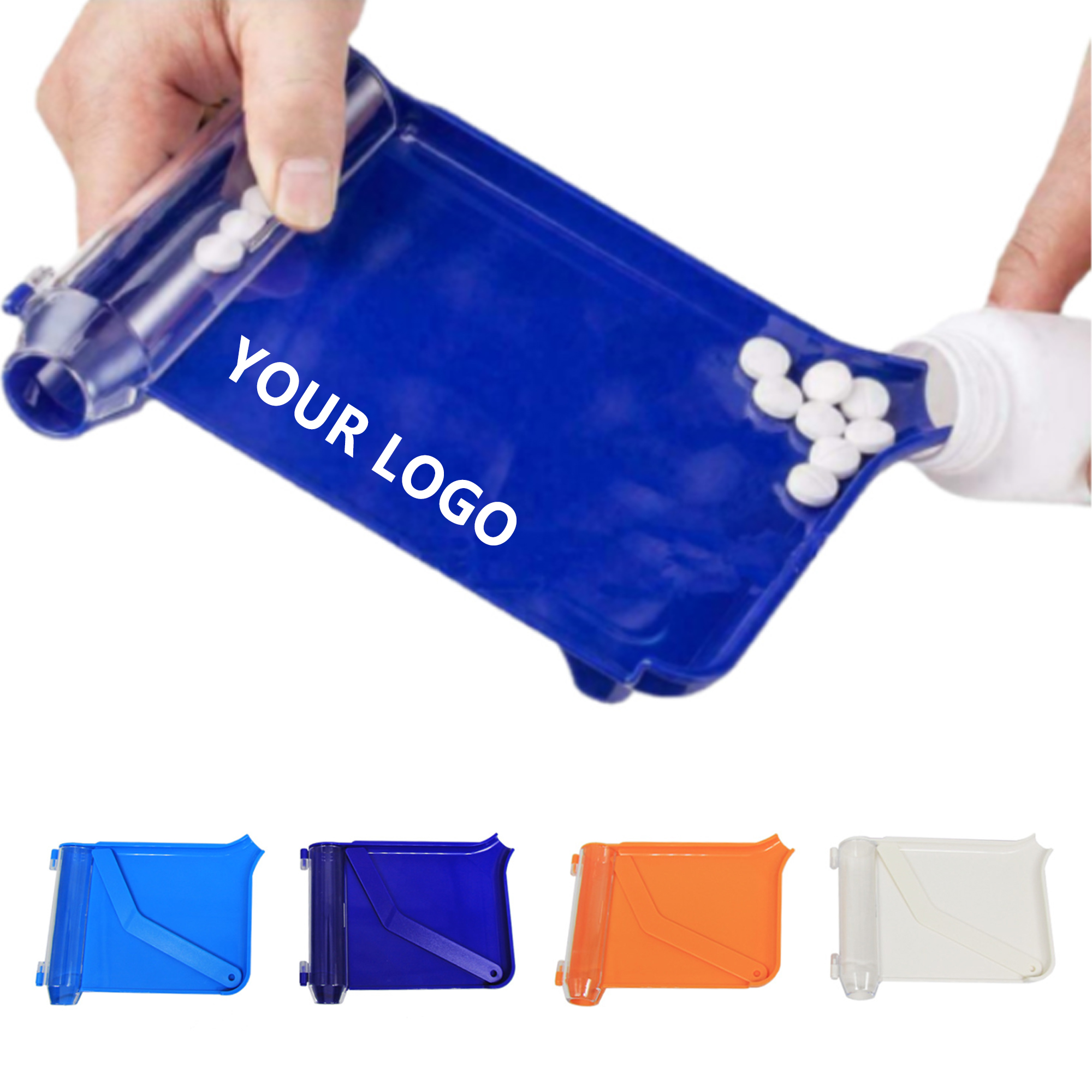 ABS Pill Counting Tray with Spatula 3