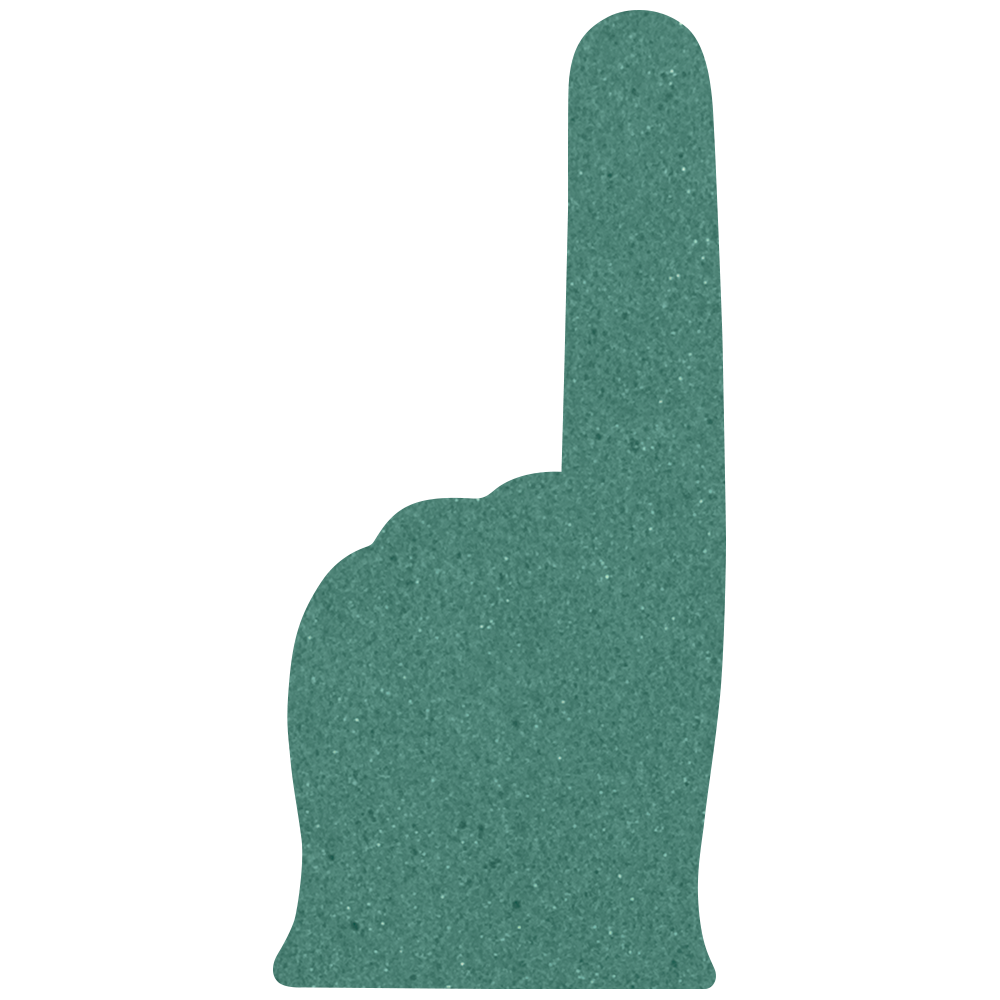18" Classic #1 Foam Finger 47