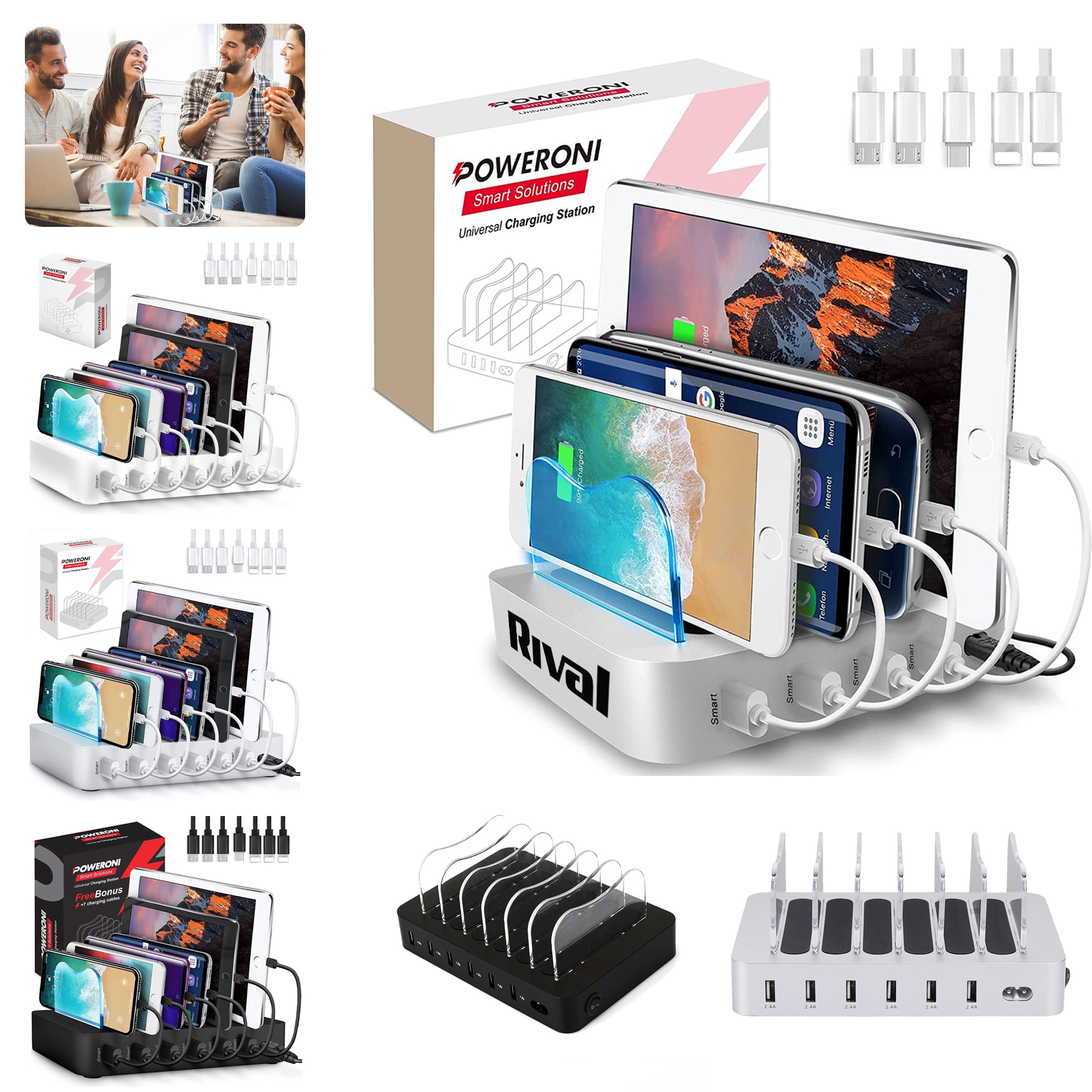USB Charging Dock 6 Ports 5