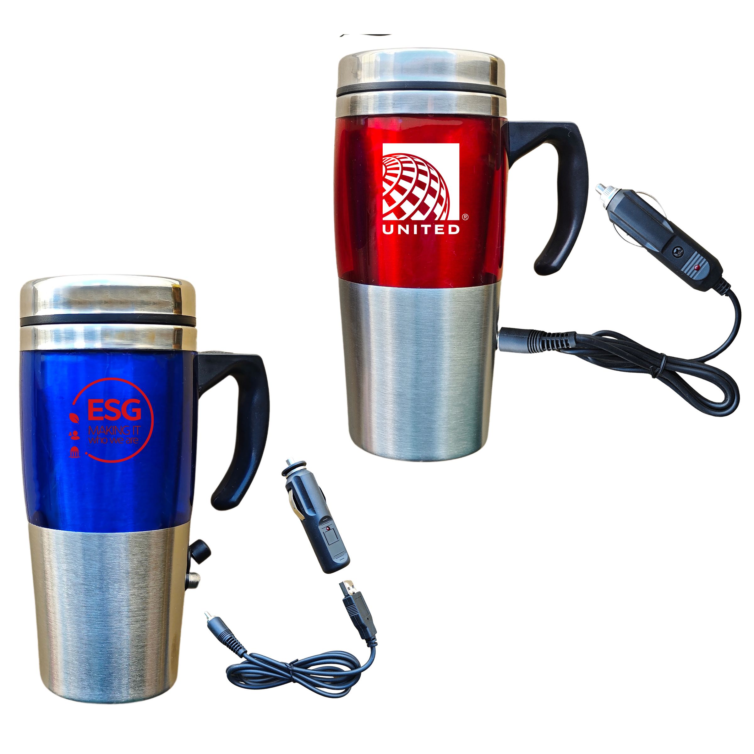 16 Oz Auto Heated Travel Mug