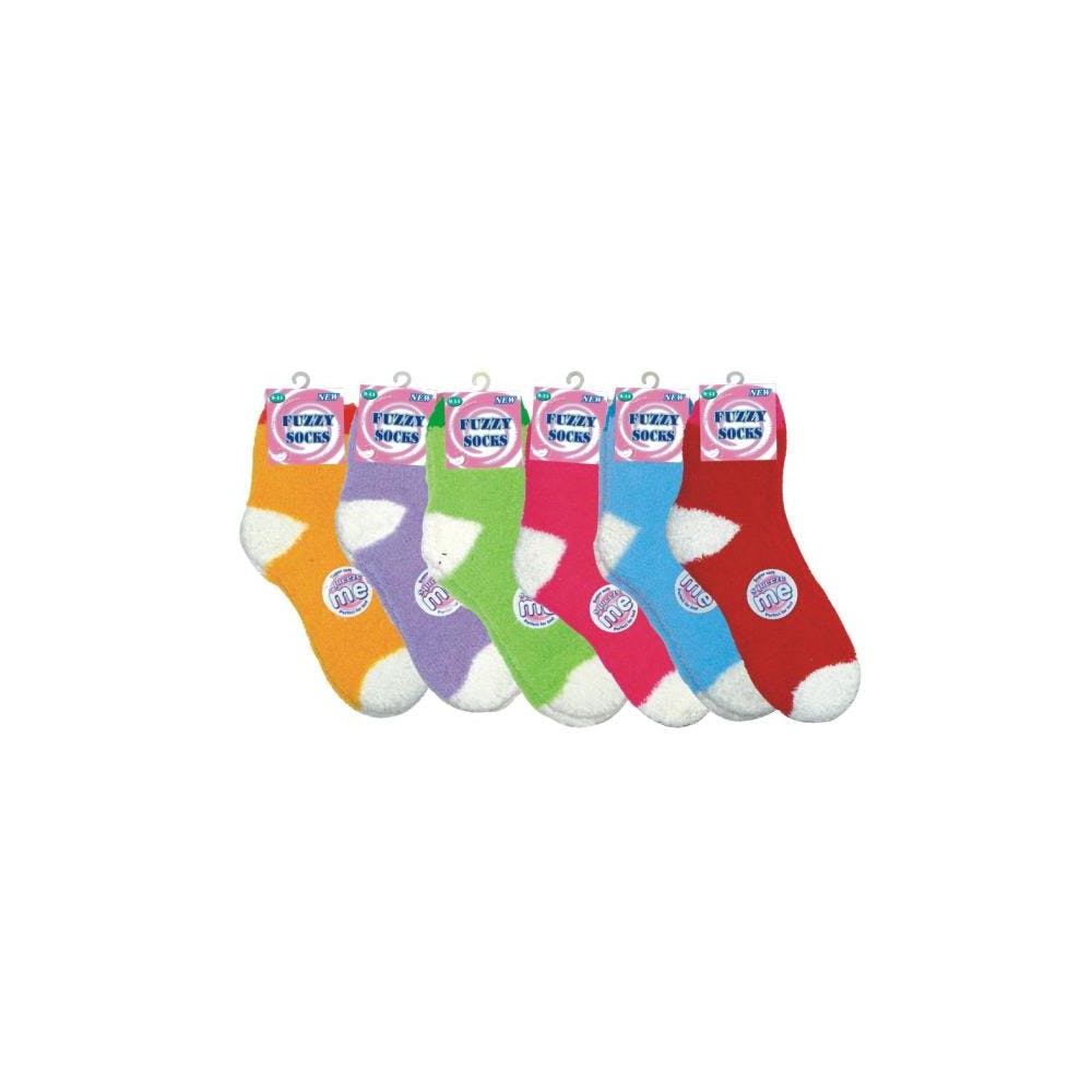 Women's Fuzzy Socks Assorted 3
