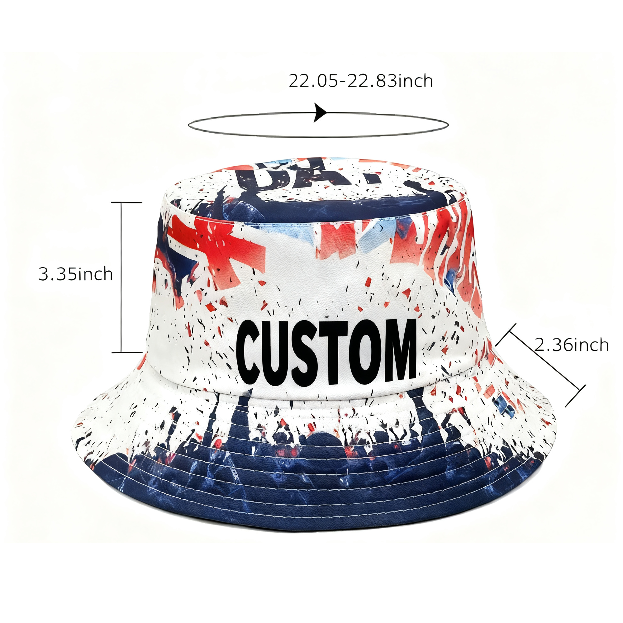 Custom Double-Sided Bucket Hat 6