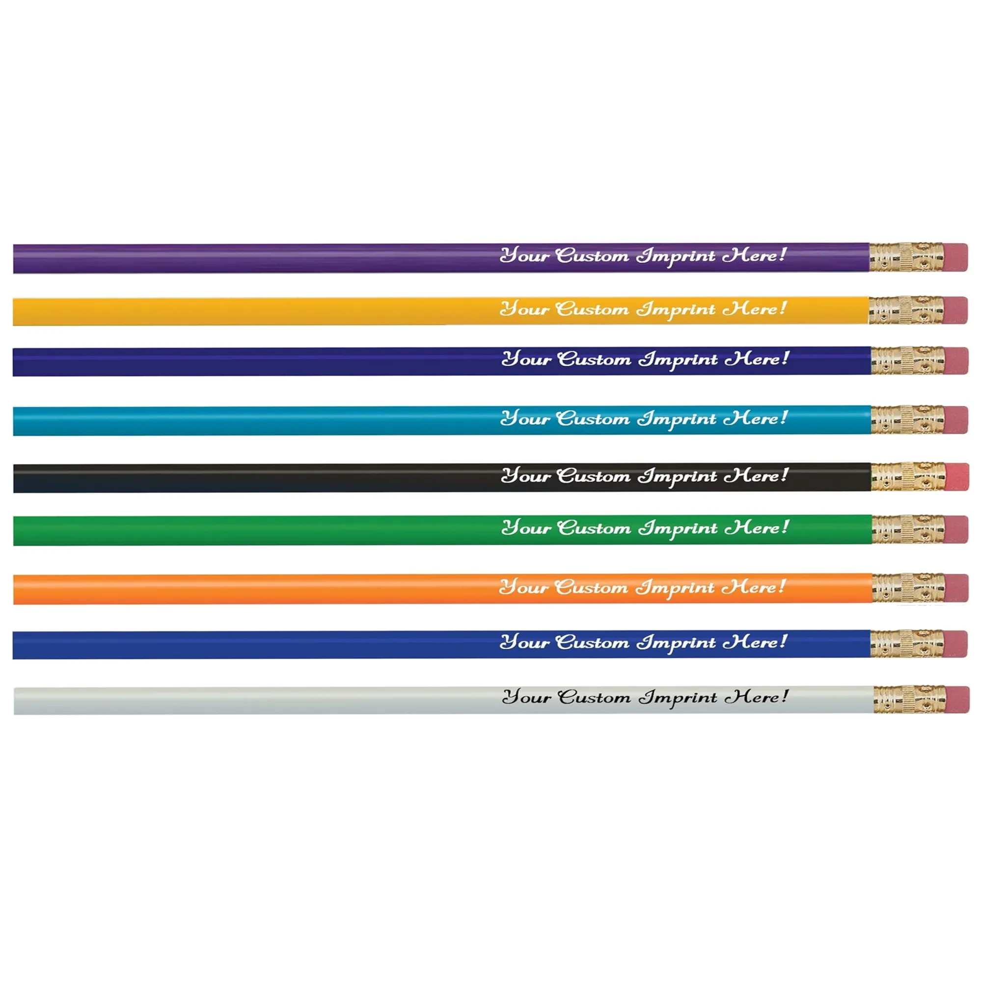 Promotional Personalized HB Pencils With Eraser MOQ 100PCS 4