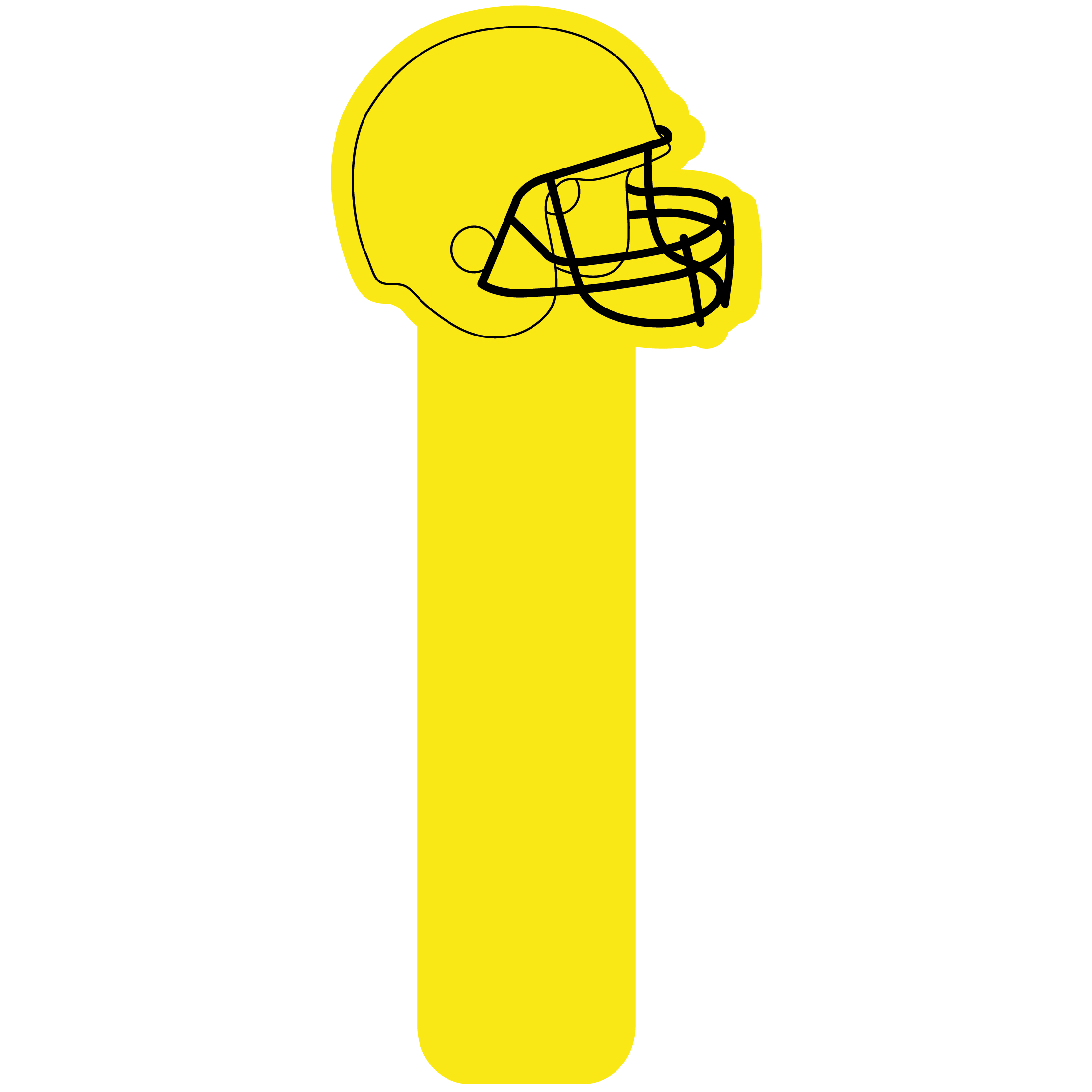 Football Helmet Stick Waver 55