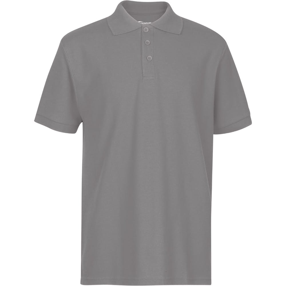 Youth Polo Shirts - Gray Size 7/8 (S) 3