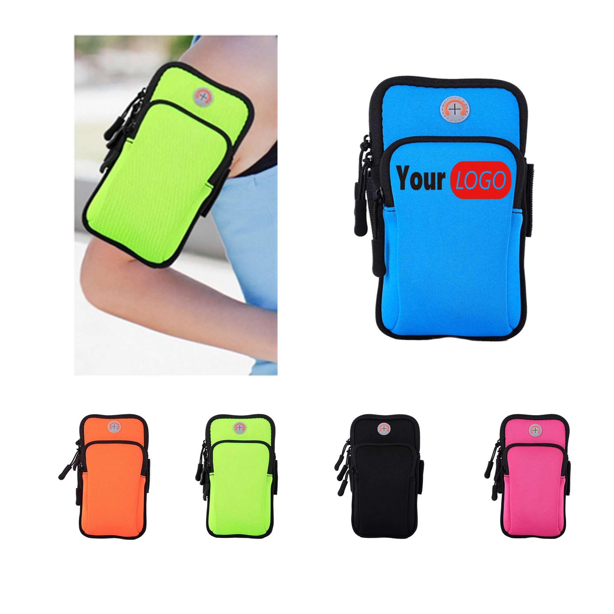 Custom Sports Arm Band Bag MOQ 10pcs 3