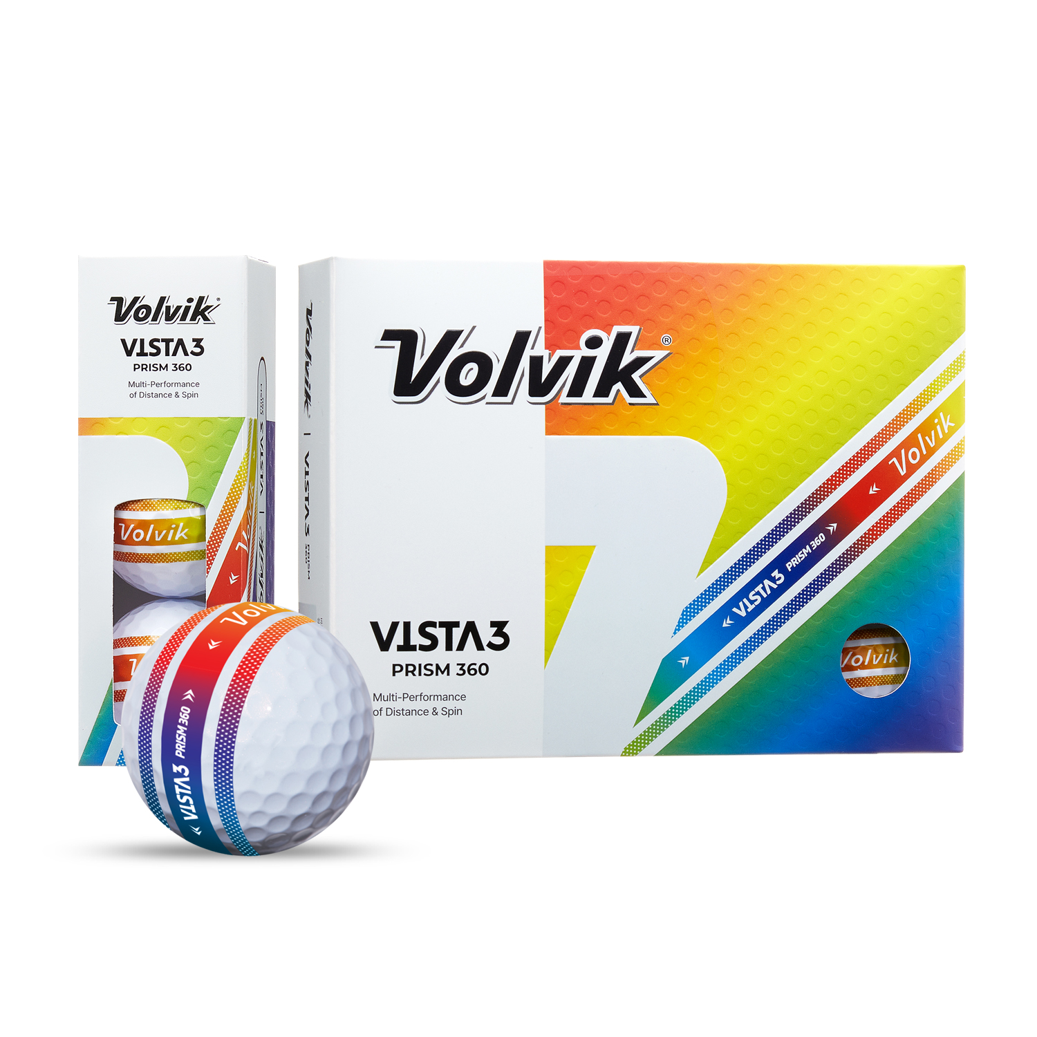 Volvik Vista 360 Soft Golf Balls 9