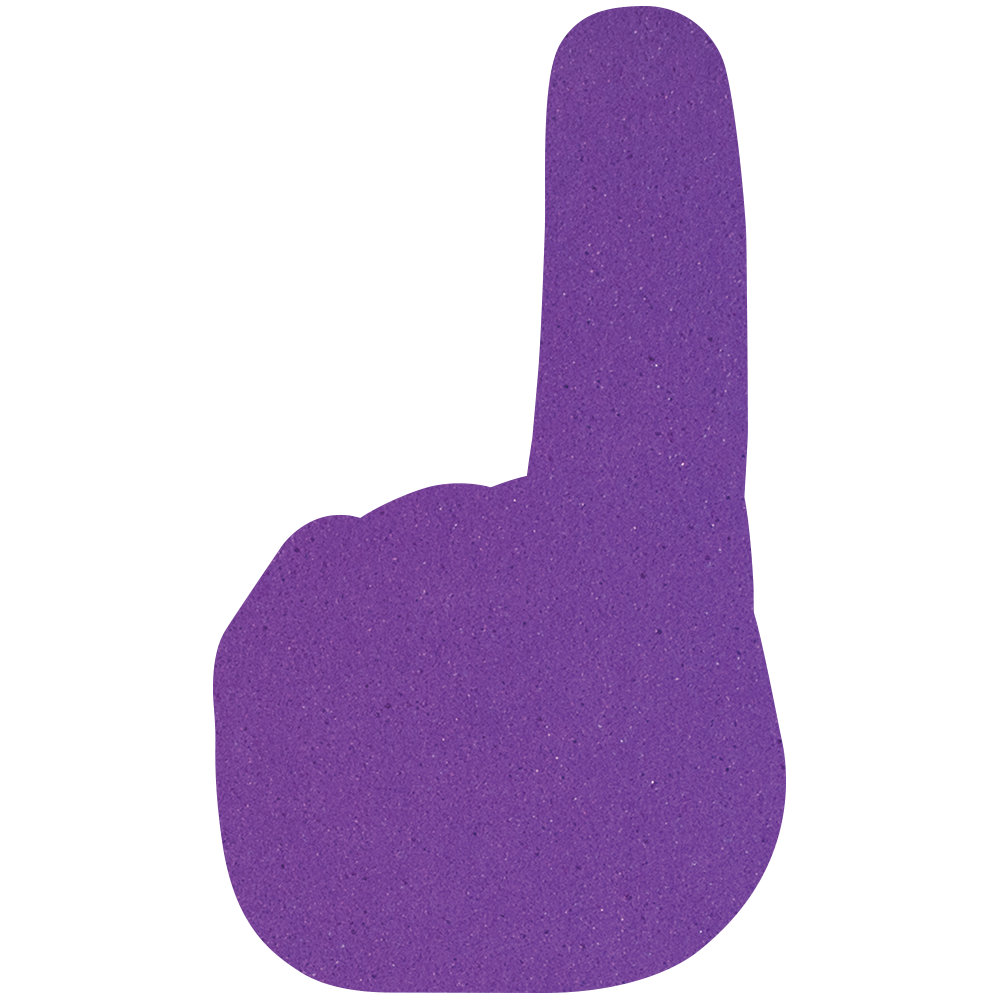16" #1 Foam Finger 55