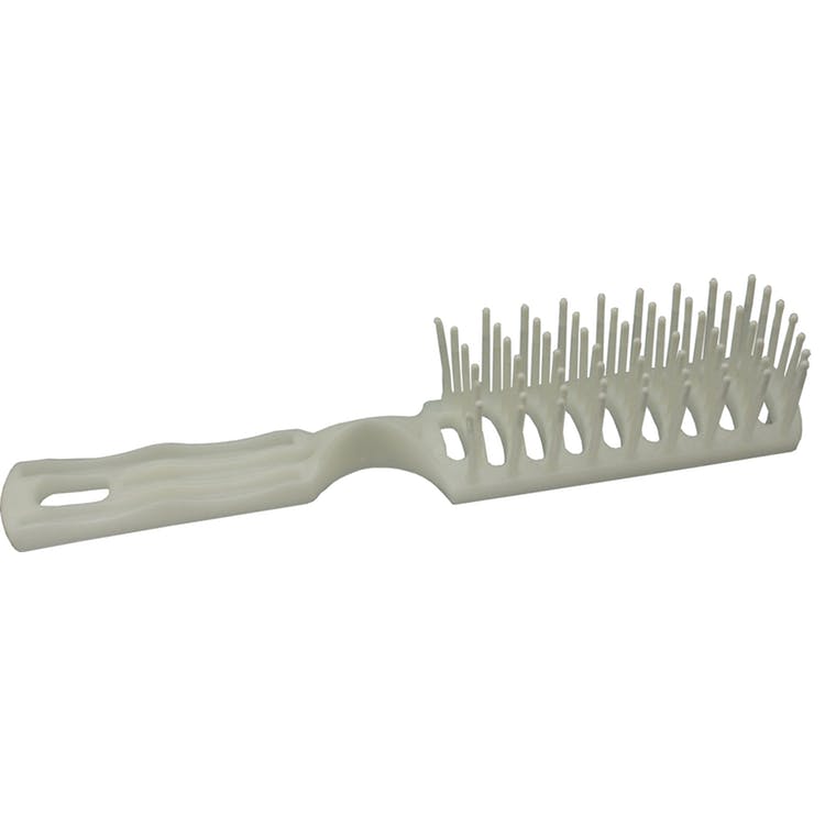 Vented Hairbrushes White - 7.75" 2