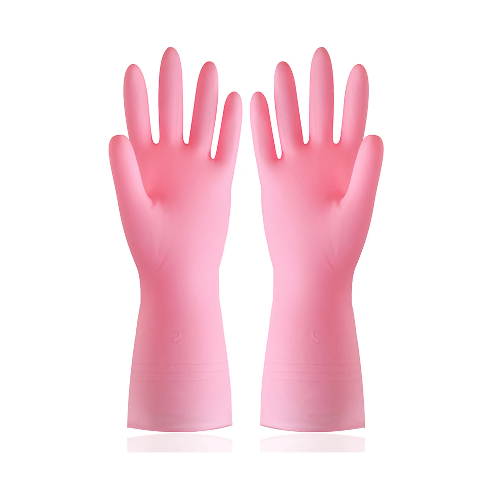 Mixing Color Kitchen Rubber Gloves 18