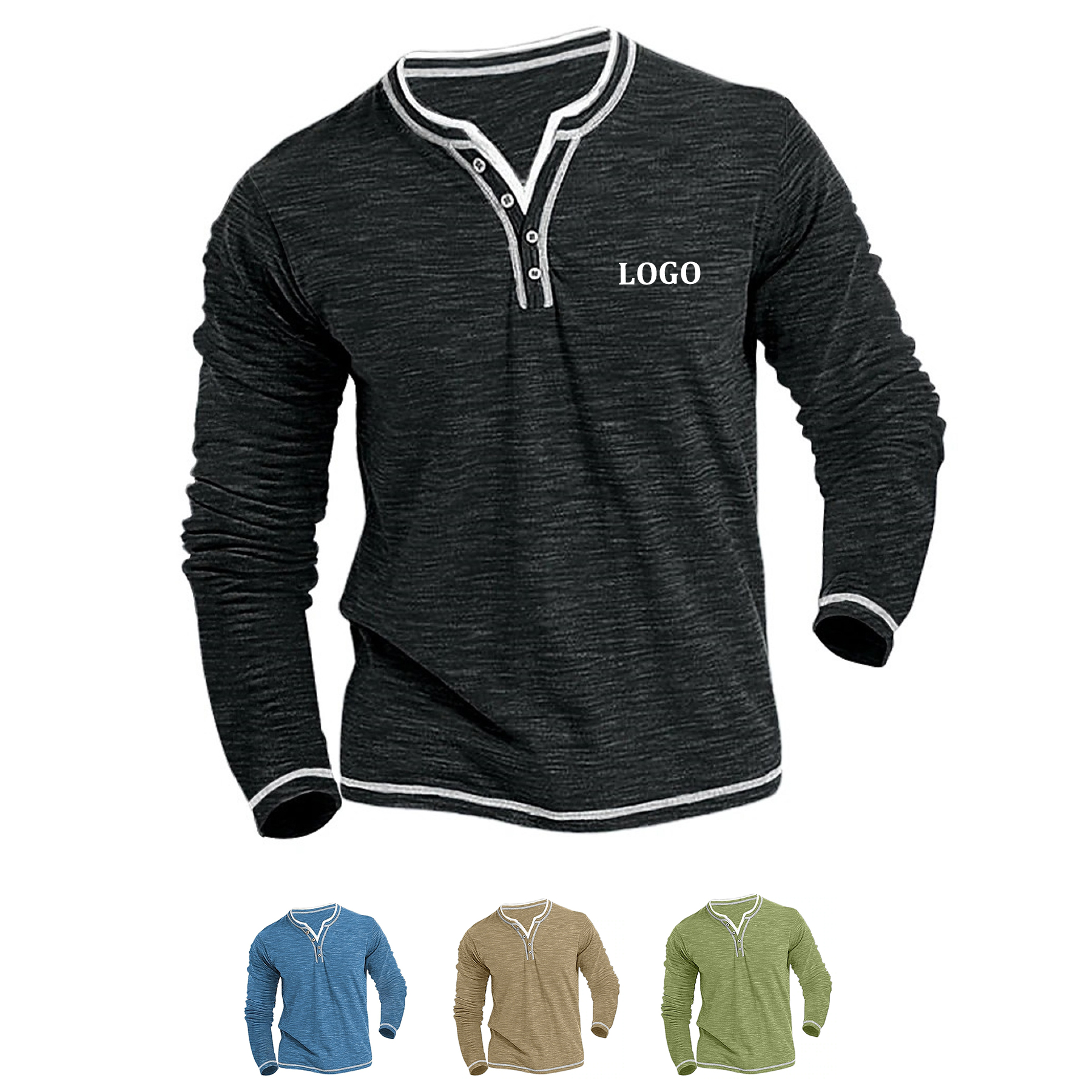 Long Sleeve Shirts for Men Men's T-Shirts 14