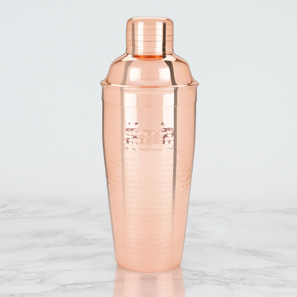 Twine Living Hammered Copper Cocktail Shaker #4072