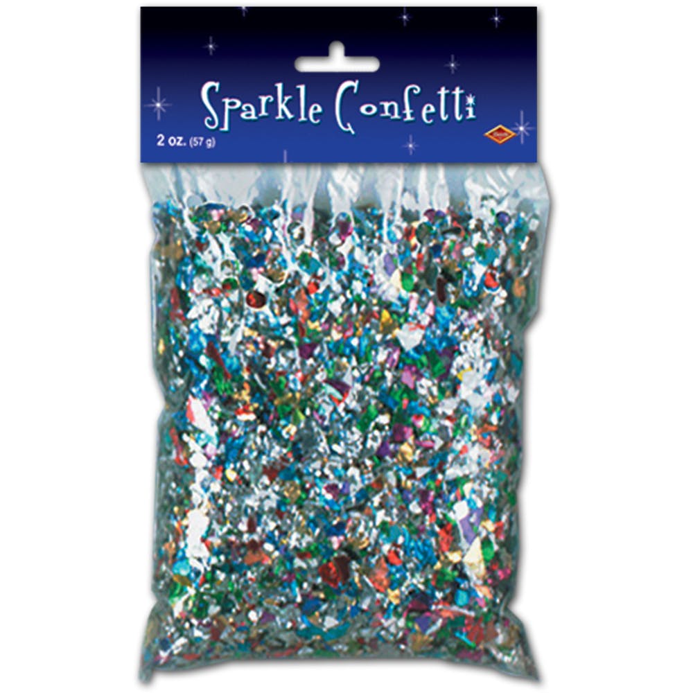 Sparkle Confetti Packs - Assorted 2 oz 3
