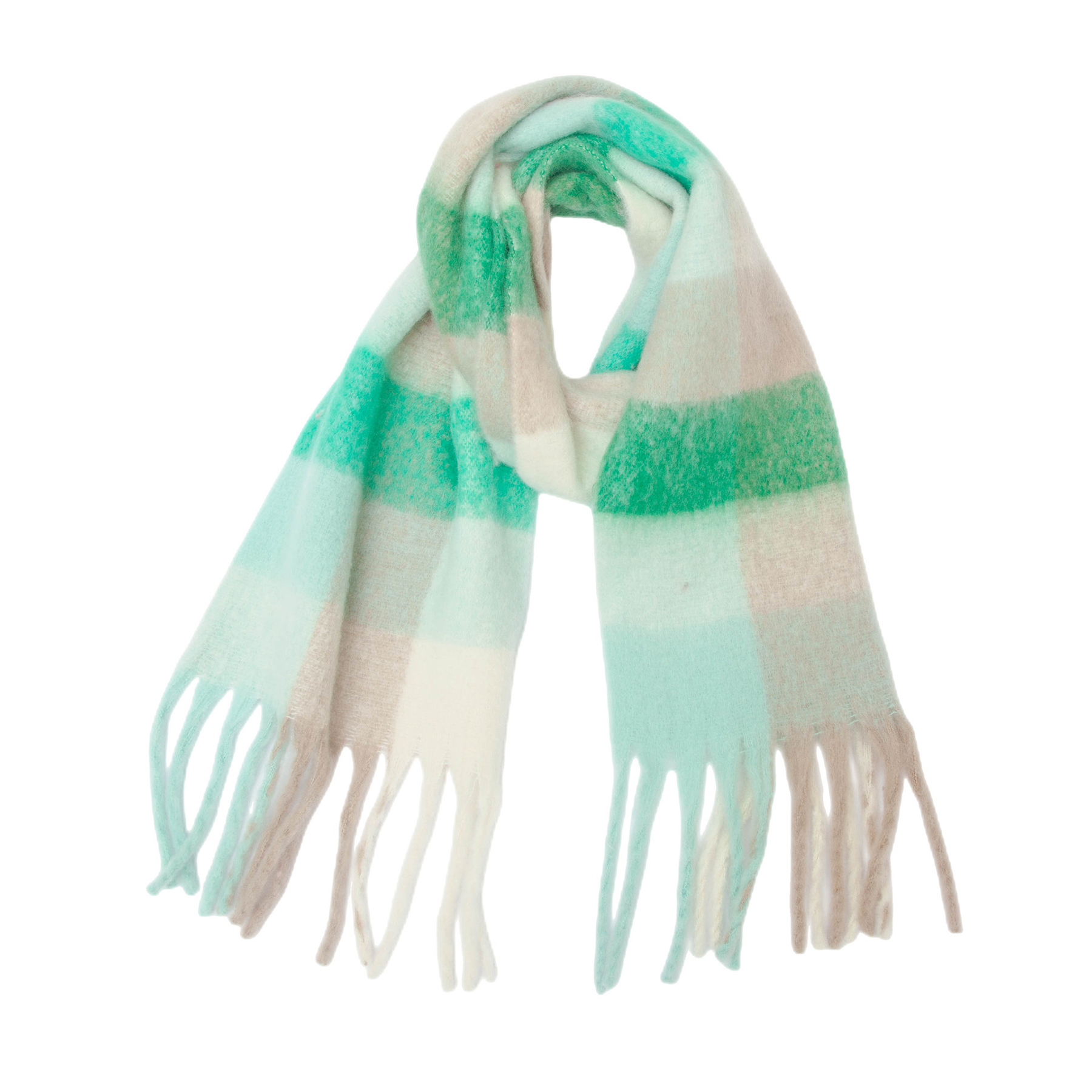 Big Coloured Checked Winter Warm Wrap Scarf 36
