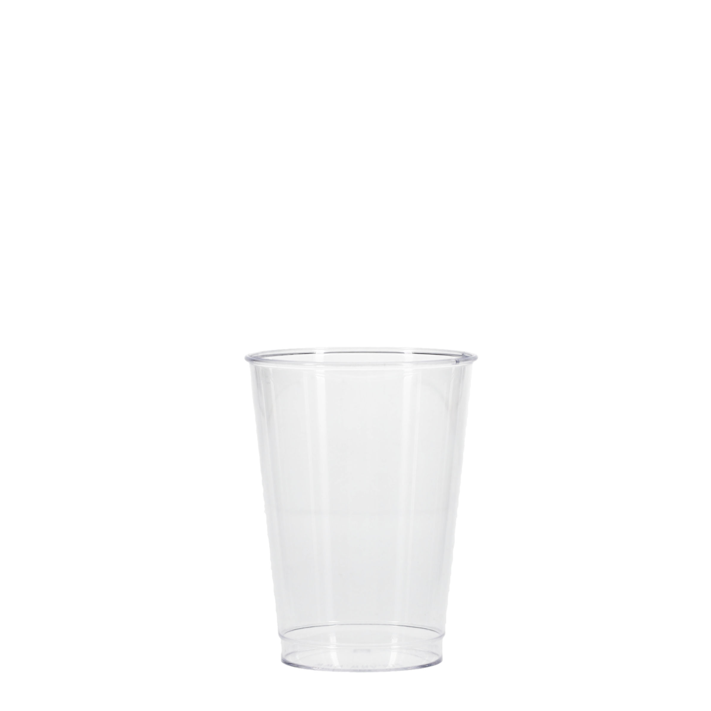 7 oz Hard Plastic Smooth Cup Clear Tradition Print 9