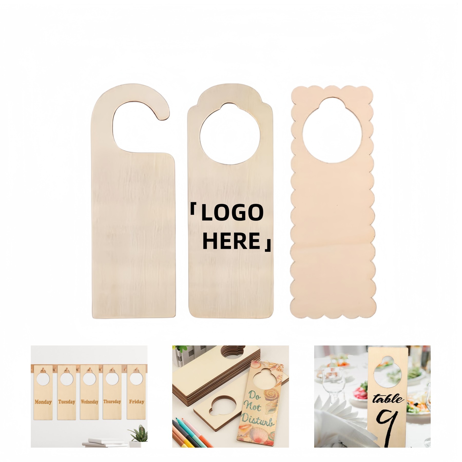 Wooden Door Hanger