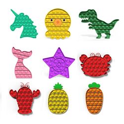 Various Shaped Push Pop Buddle Fidget Toy