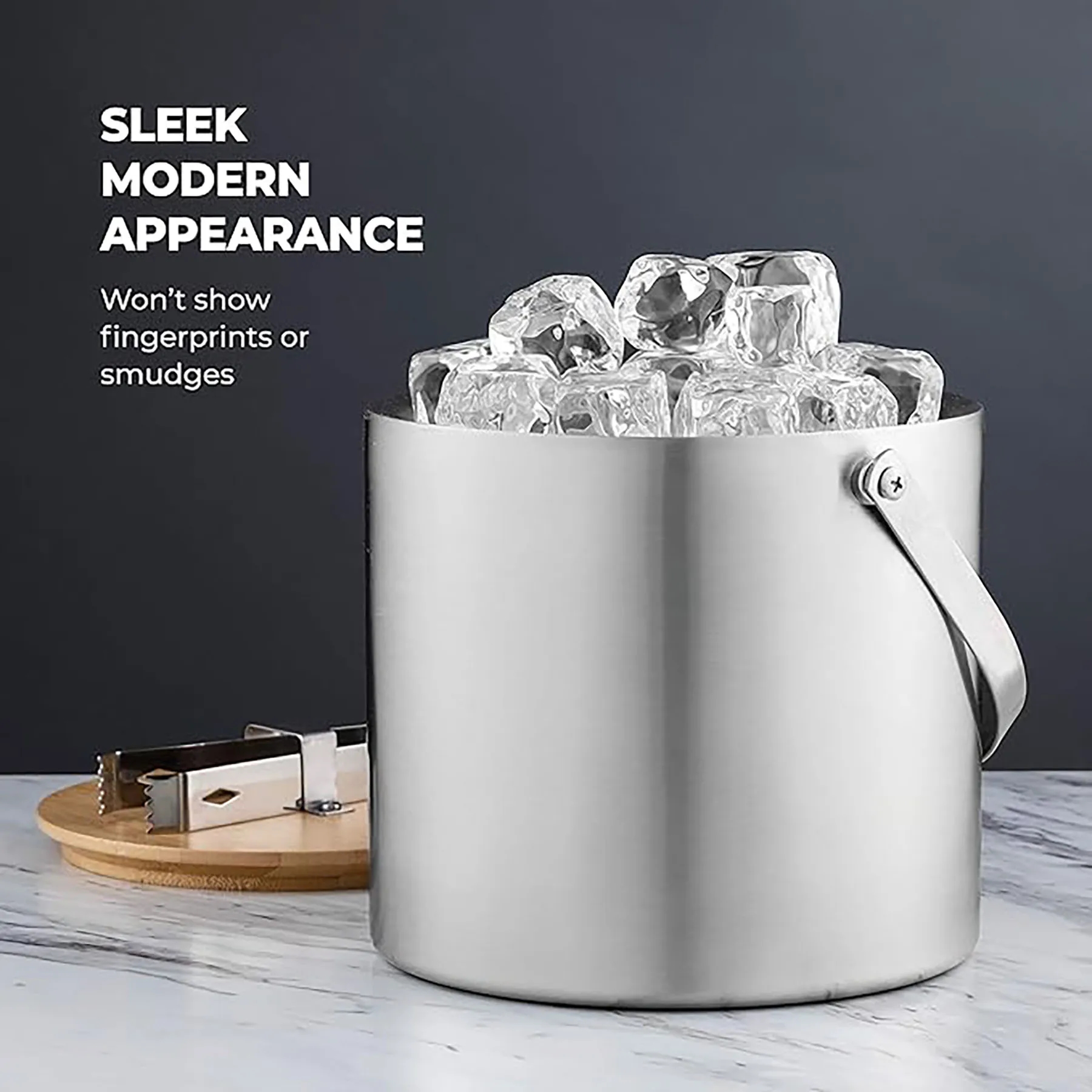 Stainless Steel Insulated Ice Bucket 20