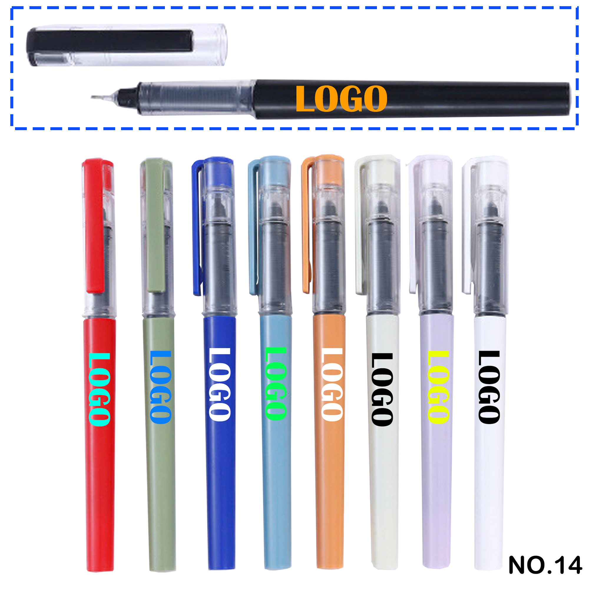 Colored Barrel Direct Liquid Gel Pens