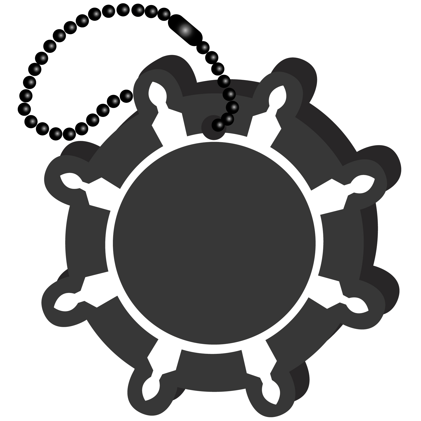 Ships Wheel Key Tag 36