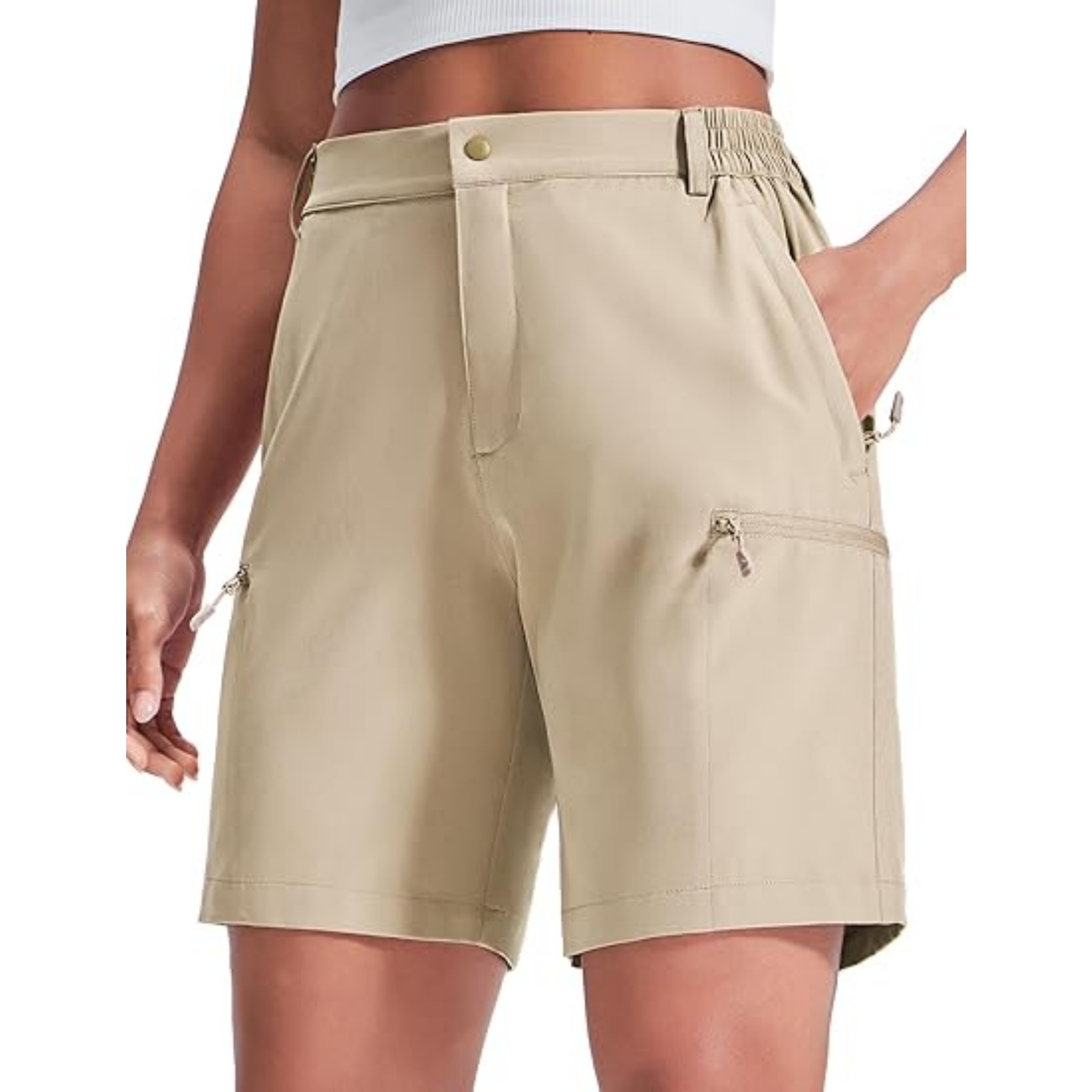 Quick Dry Lightweight UV Zipper Cargo Shorts 20