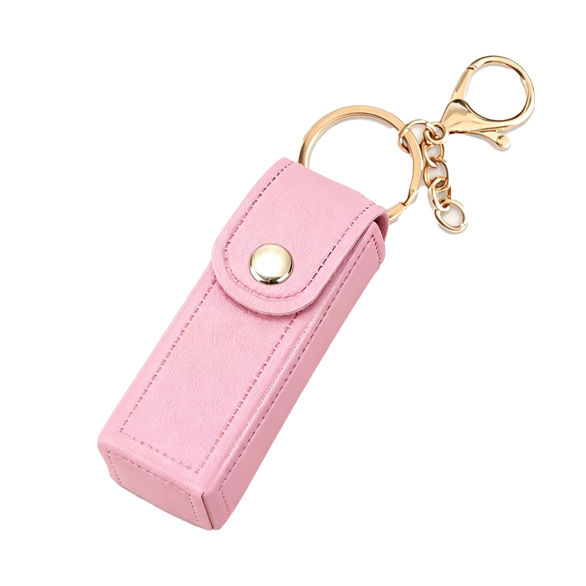 Portable Lipstick & Lip Balm Holder Keychain 9