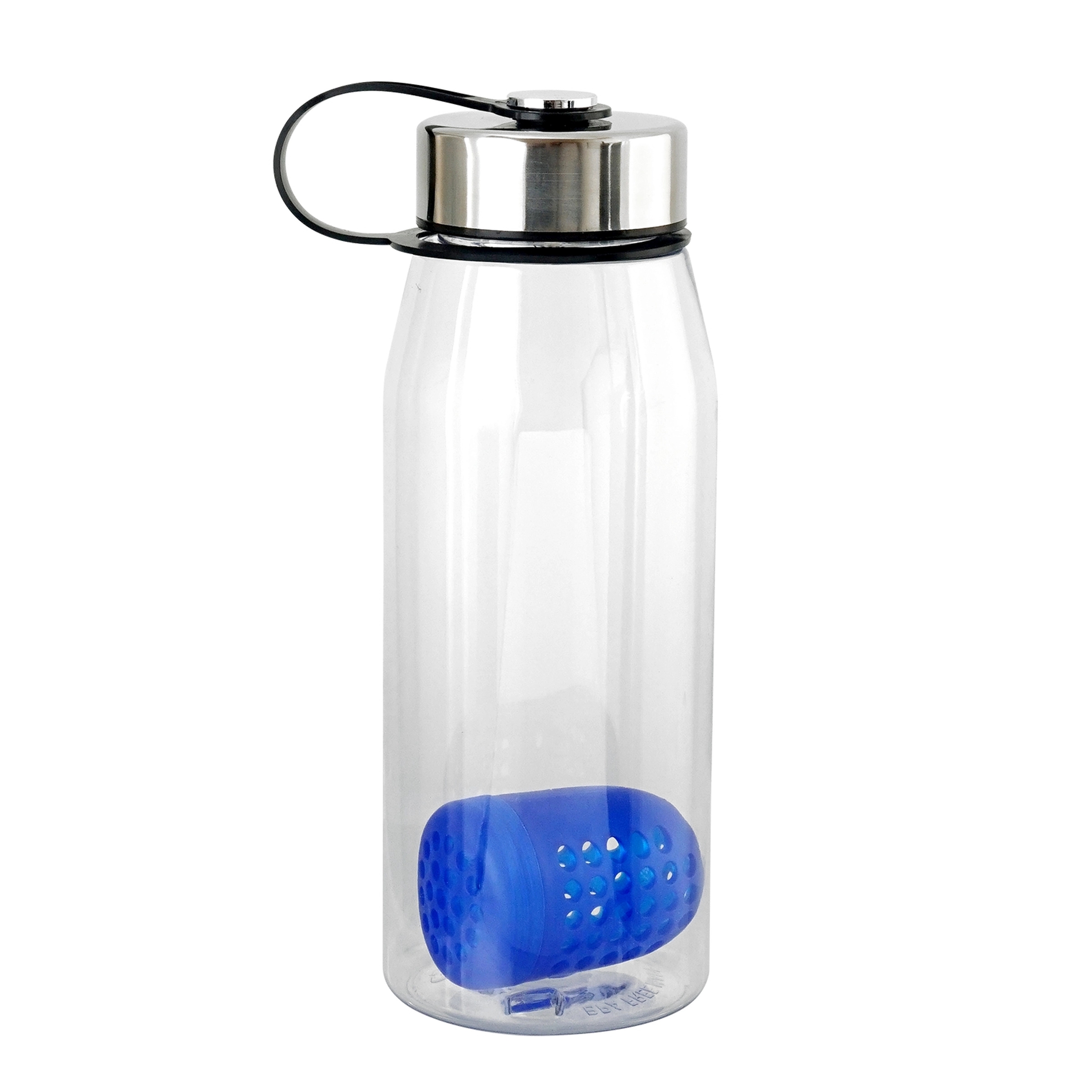 Metal Lanyard Lid 32 oz. Bottle with Floating Infuser, custom water bottle with logo imprint 2