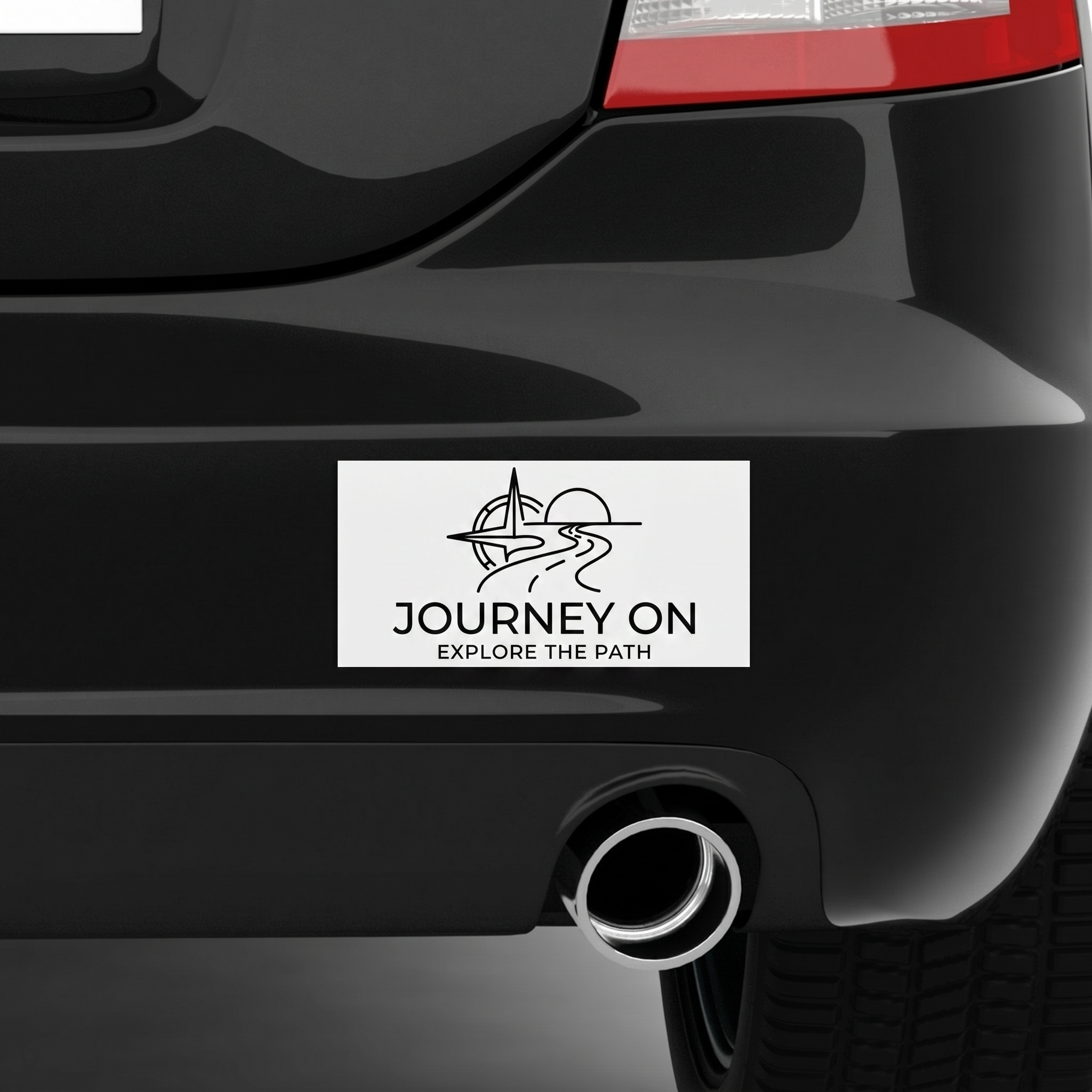 Outdoor Imprinted Glossy Vinyl Sticker