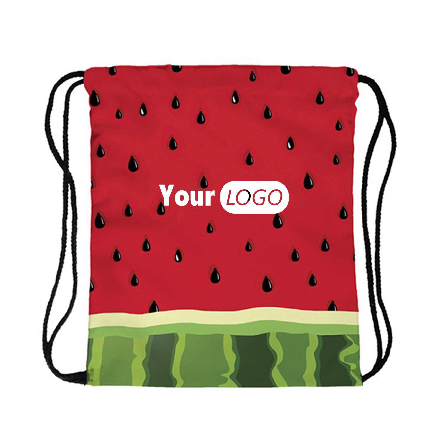 Oxford Watermelon Backpack Drawstring Bag 3