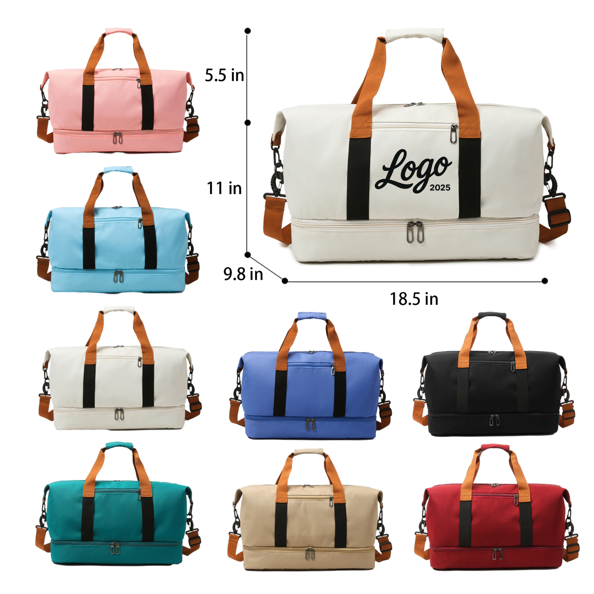 Multi-Functional Oxford Cloth Duffel Bag 5