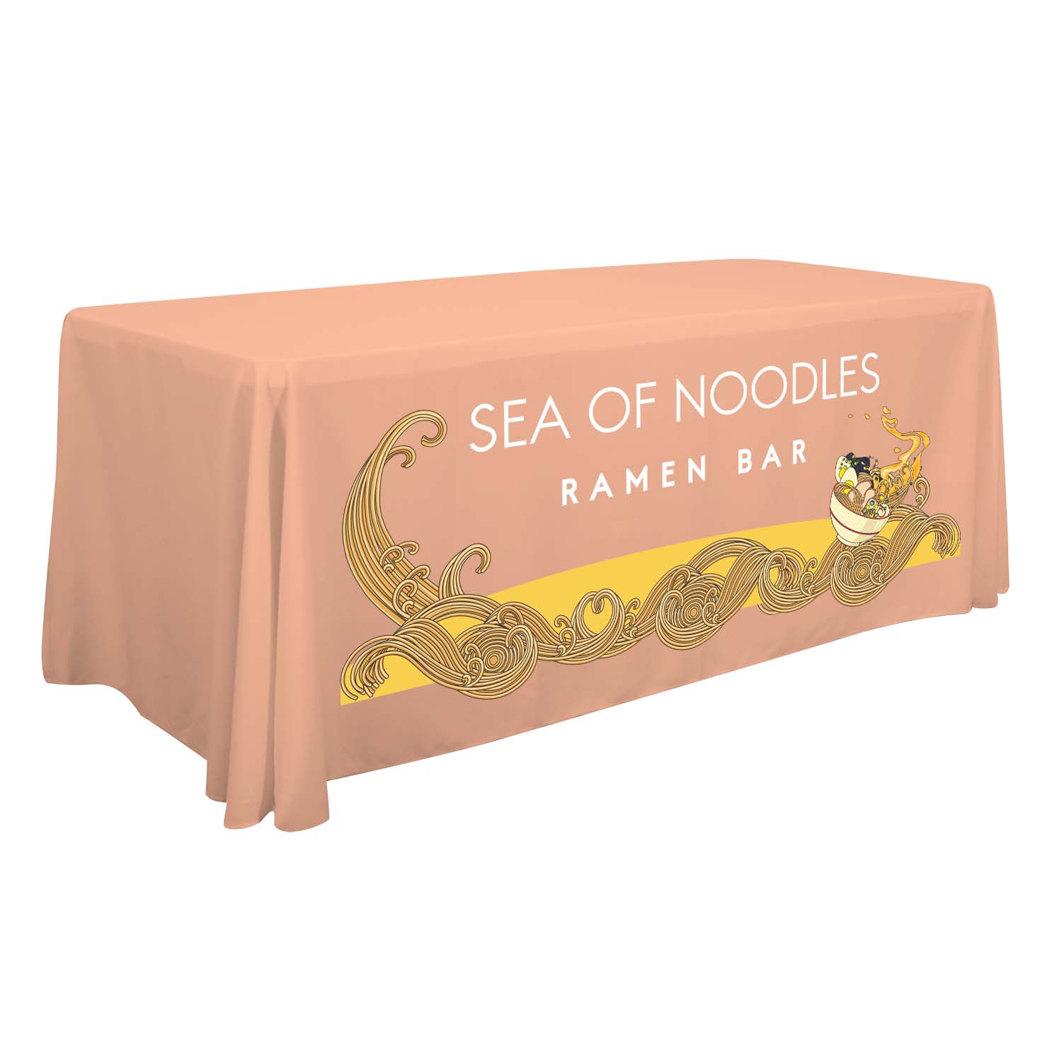 6' Standard Table Throw (Full-Color Front Only) 84