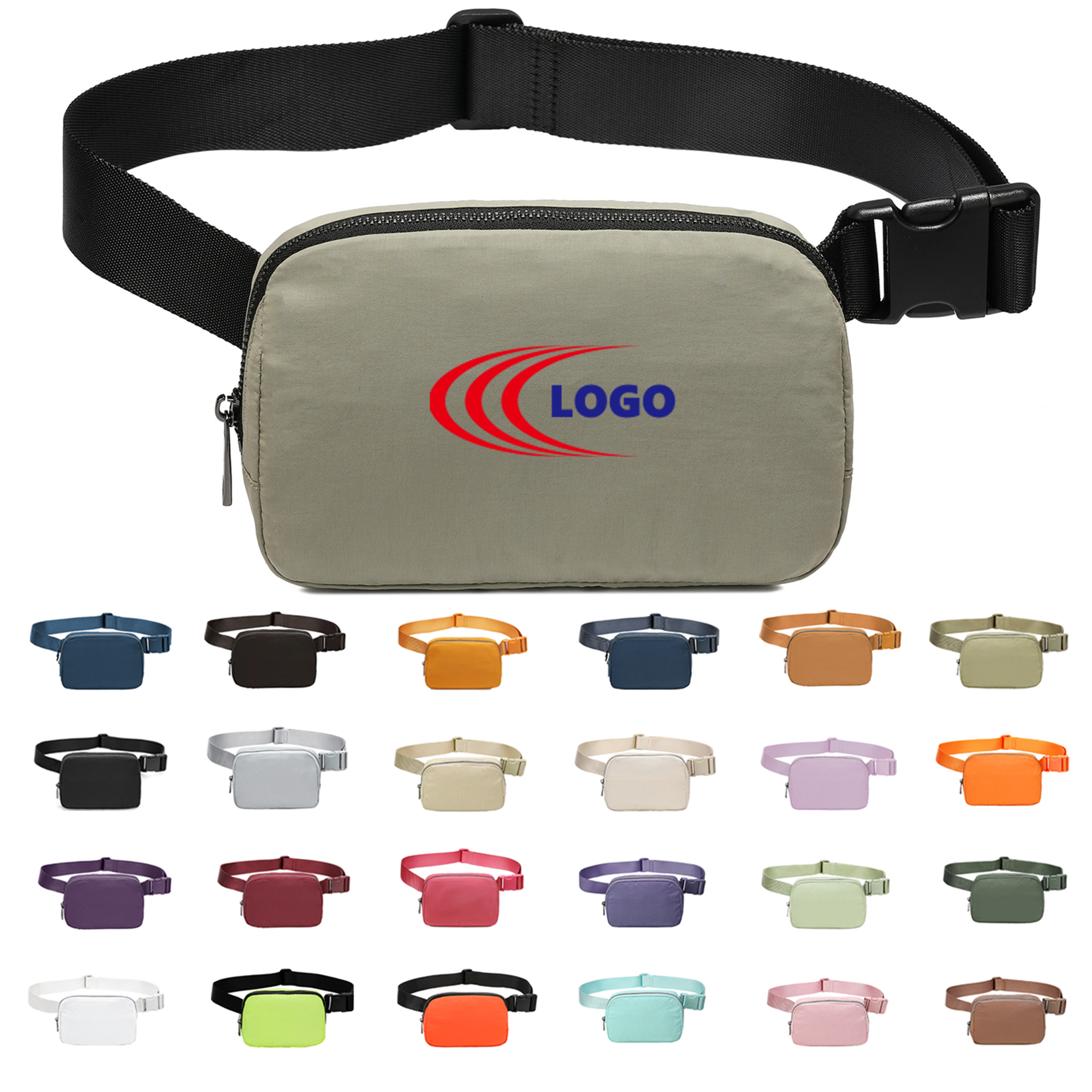 Water-Resistant Mini Belt Bag with Adjustable Strap 3