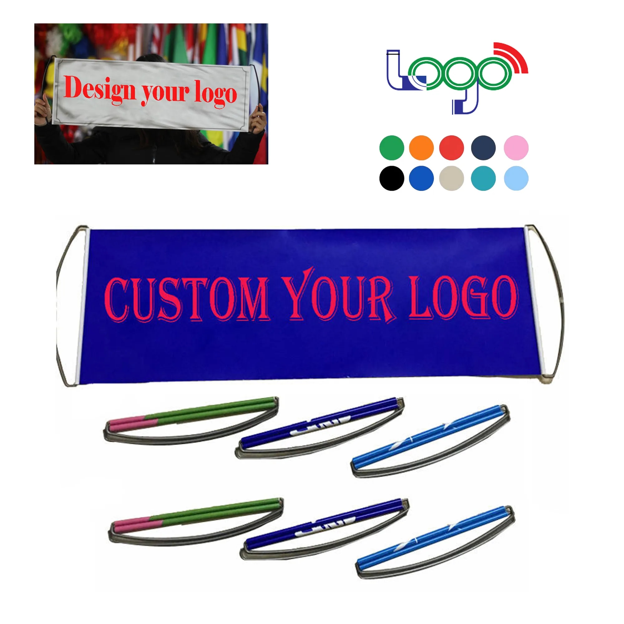 Get Noticed Everywhere With Hand-Held Advertising Banners 9