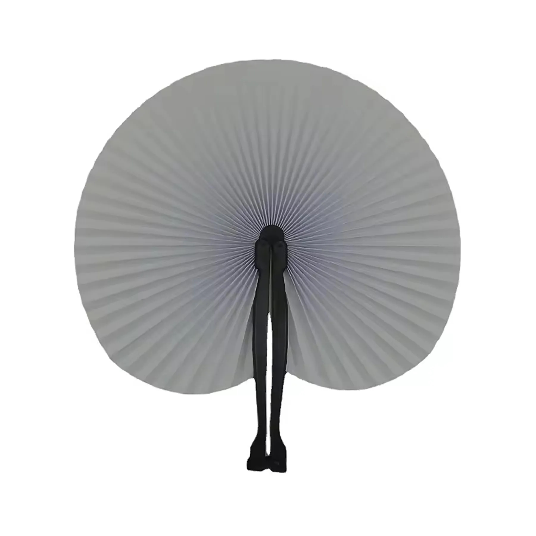 Paper Hand Fans Round Colorful 31