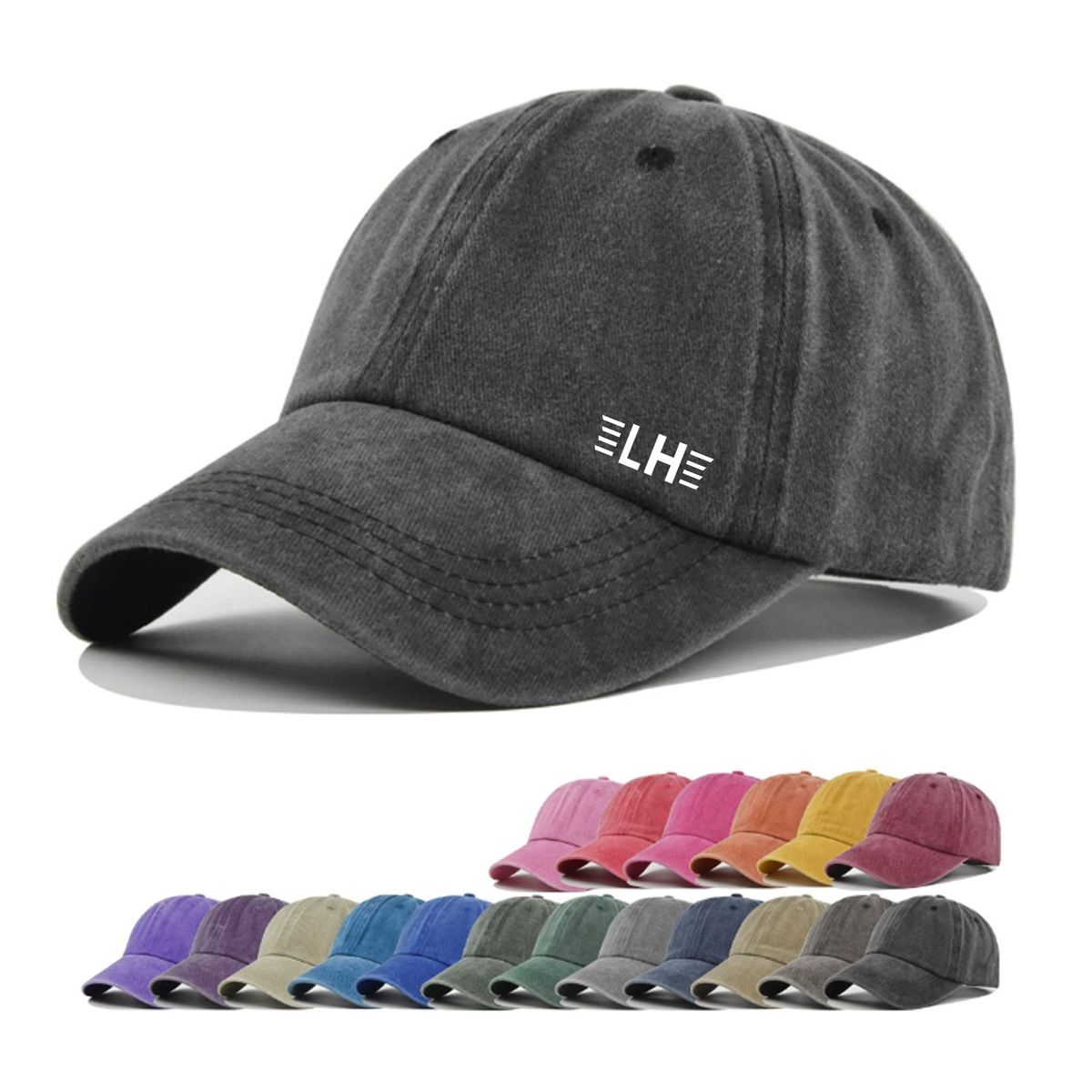 Washed Plain Baseball Cap