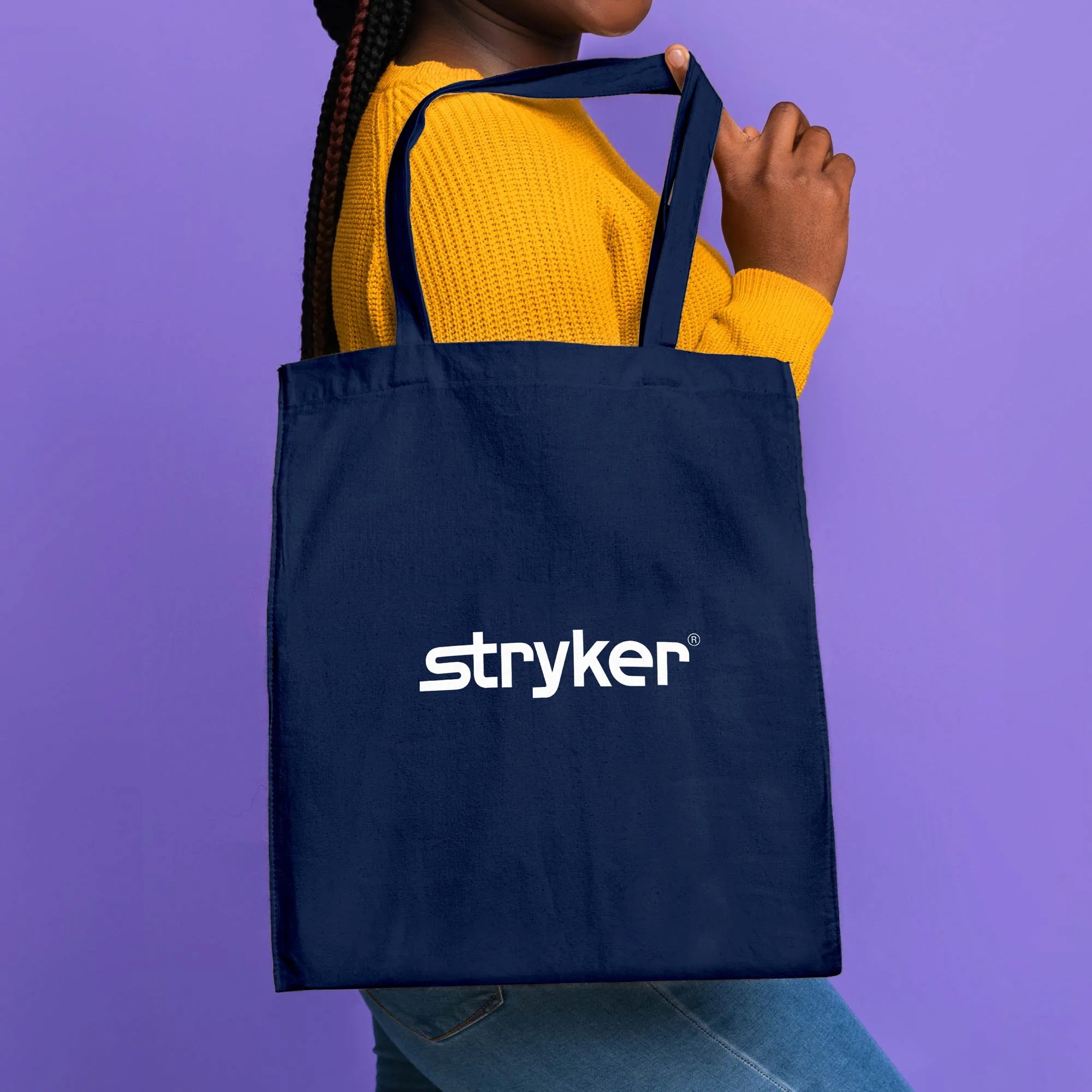 15"x16" Calico Cotton Tote Bag - 140GSM 35