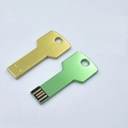 Key USB Flash Drive 2.0 Metal Memory Stick 32G Disk