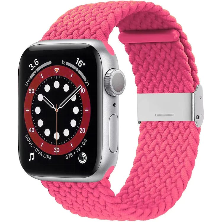 Apple Watch Braided Bands - Flamingo Pink Nylon 42mm/44mm/45mm 3
