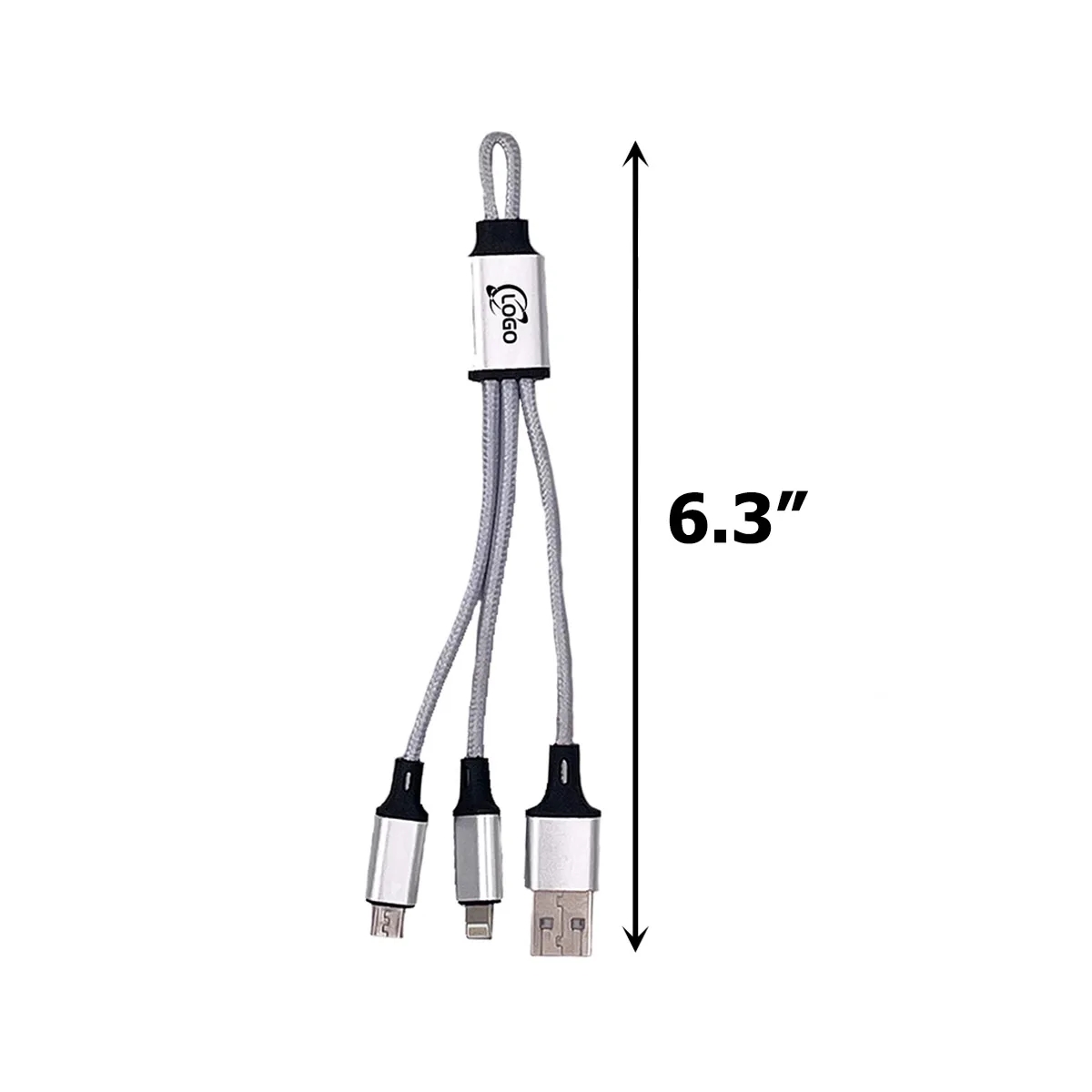 MOQ100 3/4-In-1 Weave USB Charging Cables 6