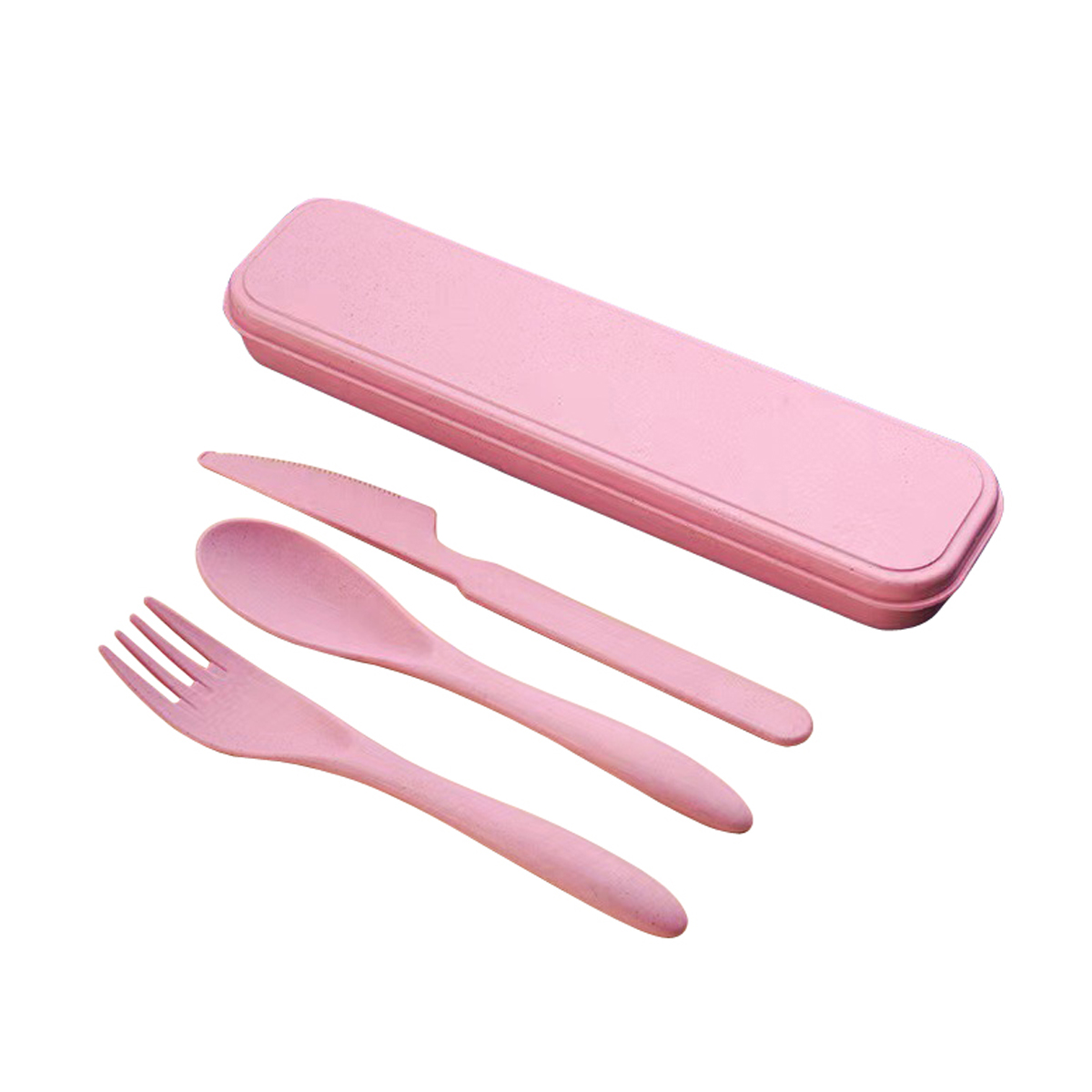 Wheat Straw Travel Cutlery Set 8