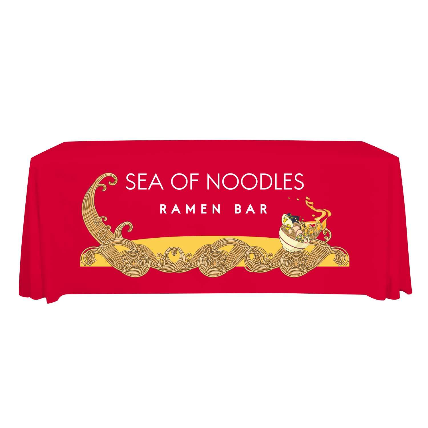 6' Standard Table Throw (Full-Color Front Only) 61