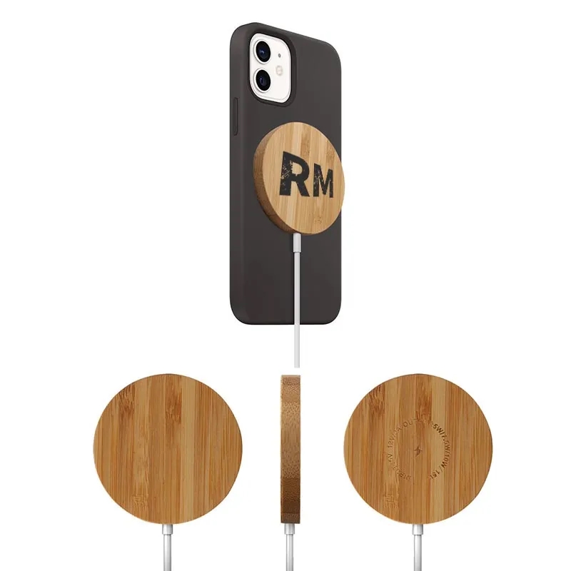 Bamboo Wireless Magnetic Charger
