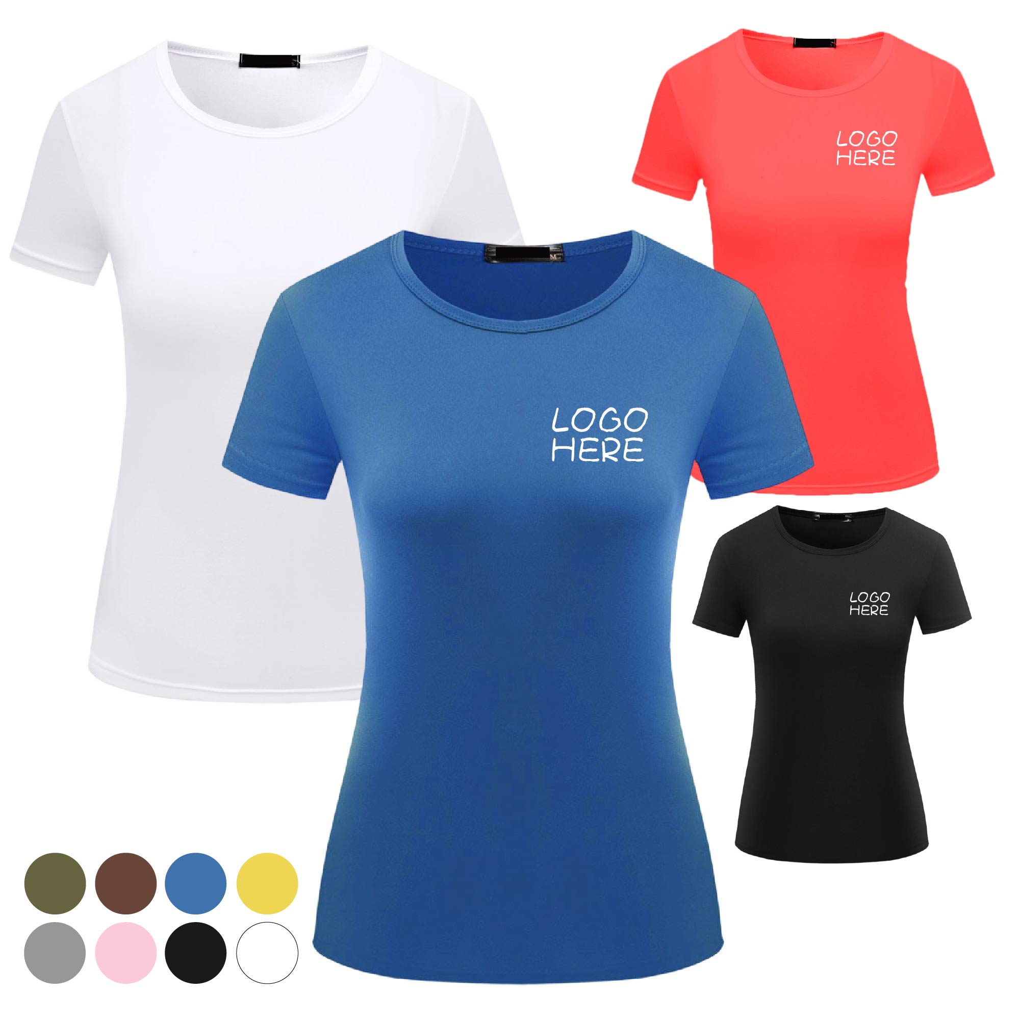 Polyster Round Neck T-Shirt