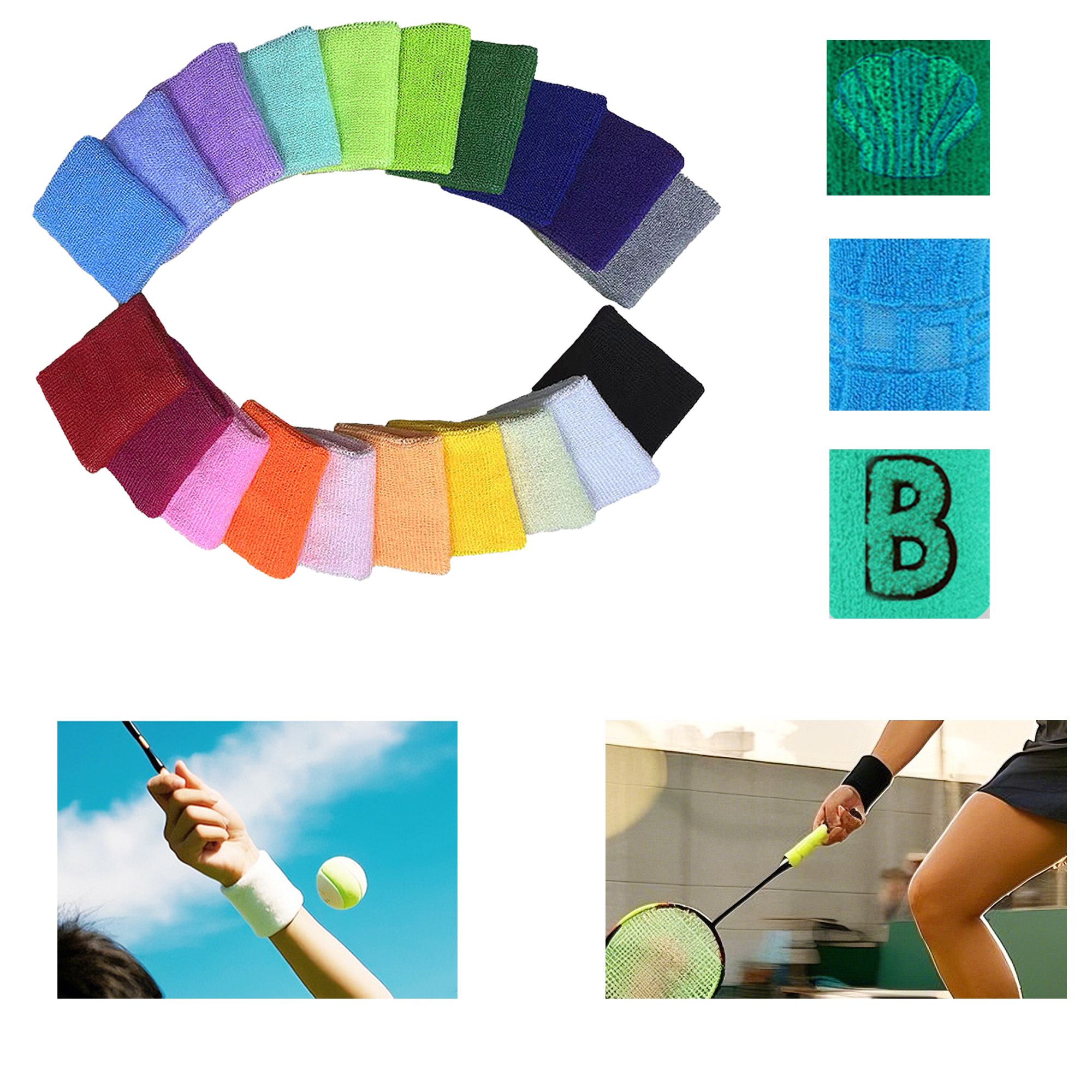 MOQ 50 Sweat-absorbing Towel Wrist Guard 4