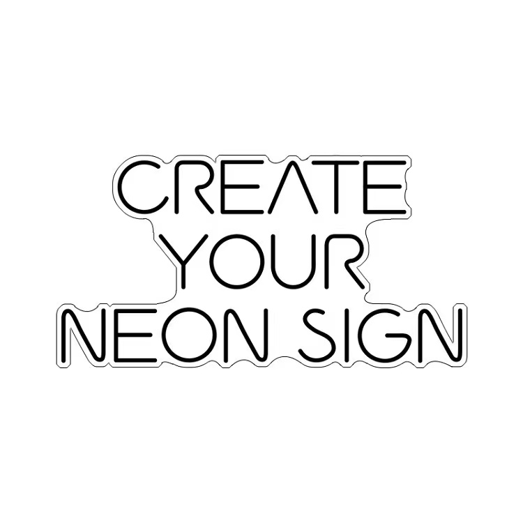 Plastic Customizable Led Neon Signs 8